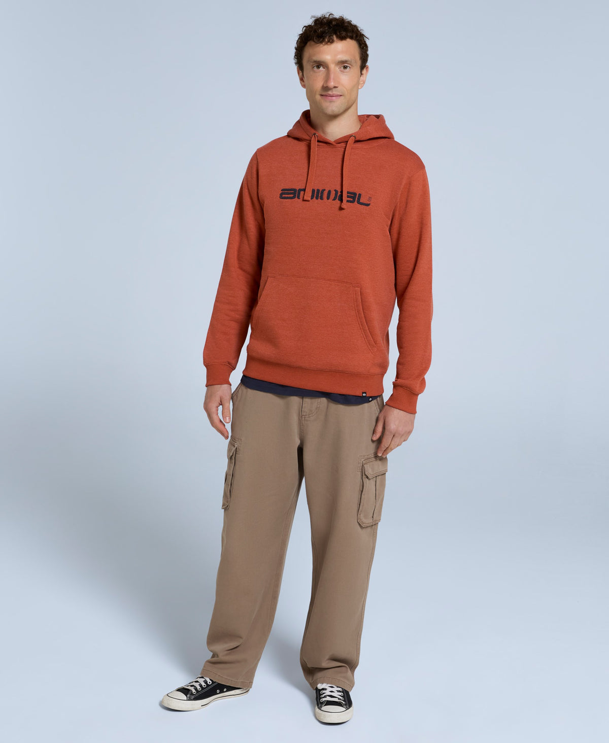 Rocky Mens Hoodie - Orange