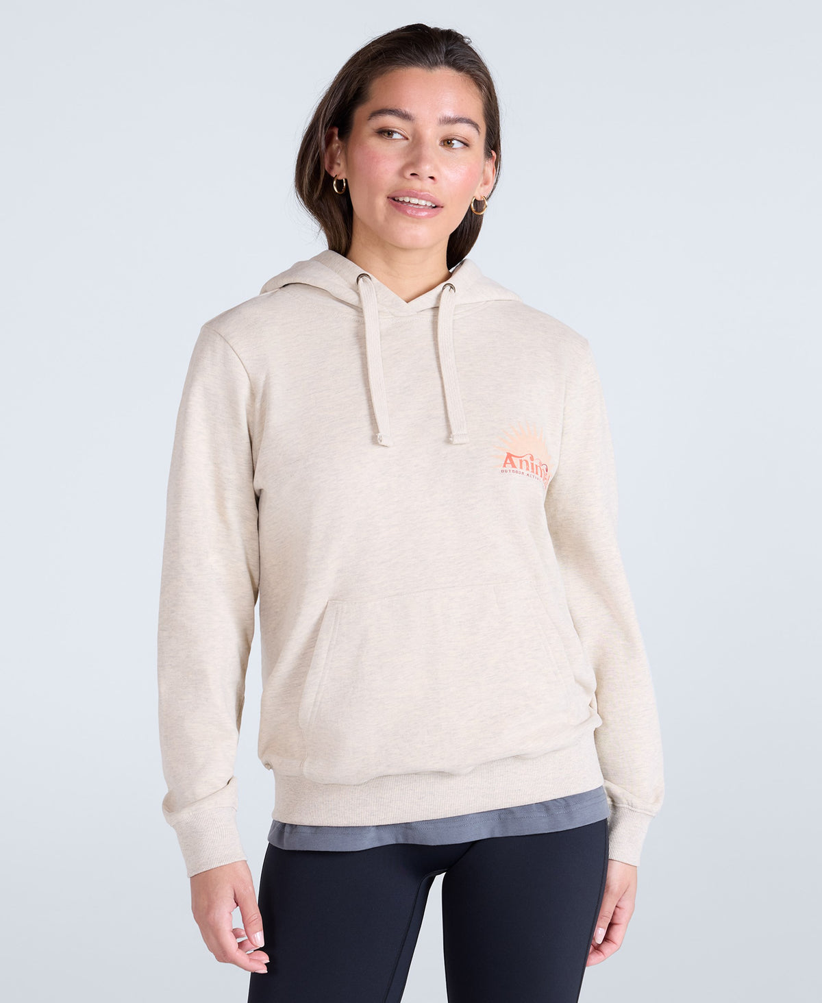 Maya Womens Hoodie - Cream