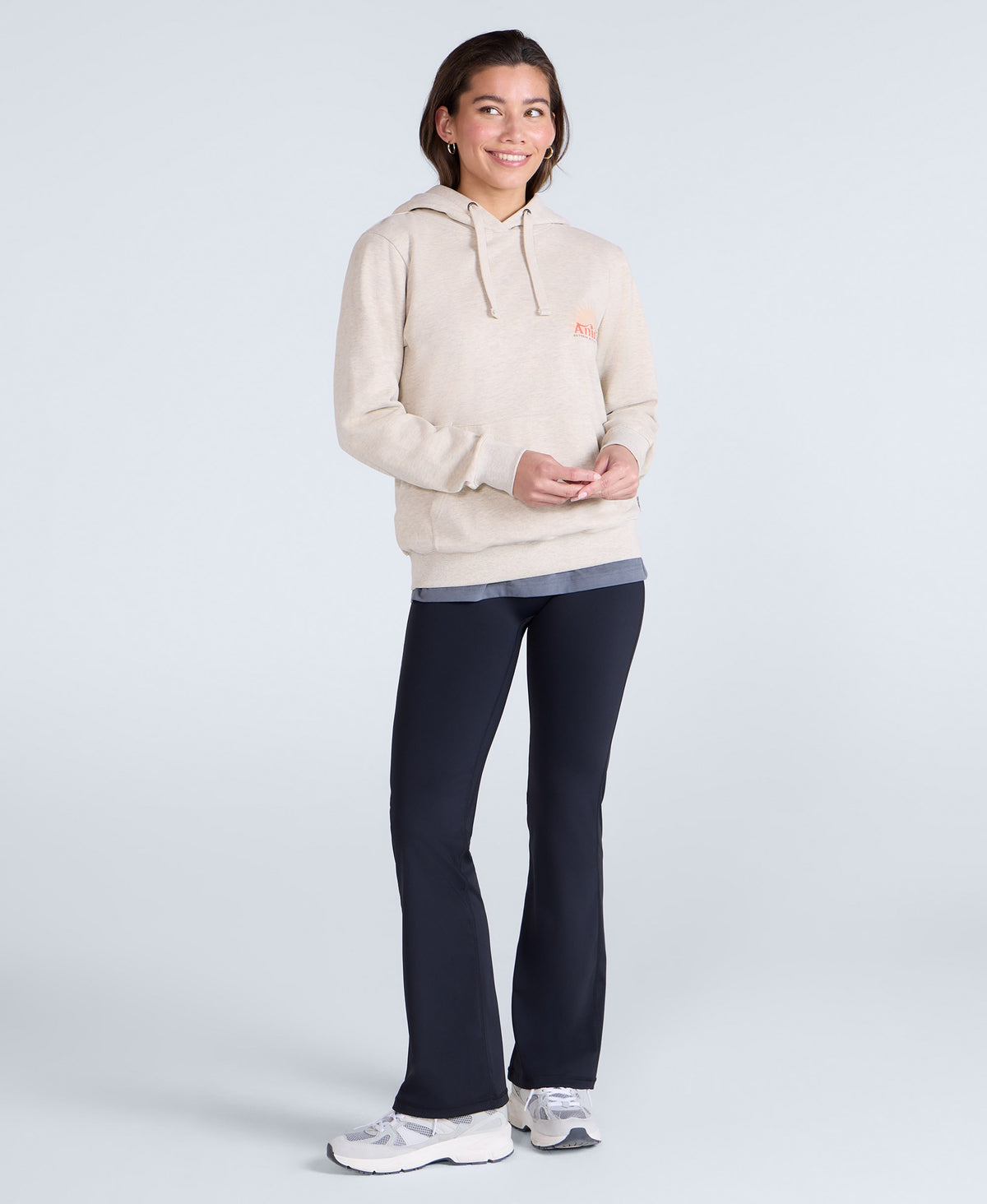 Maya Womens Hoodie - Cream
