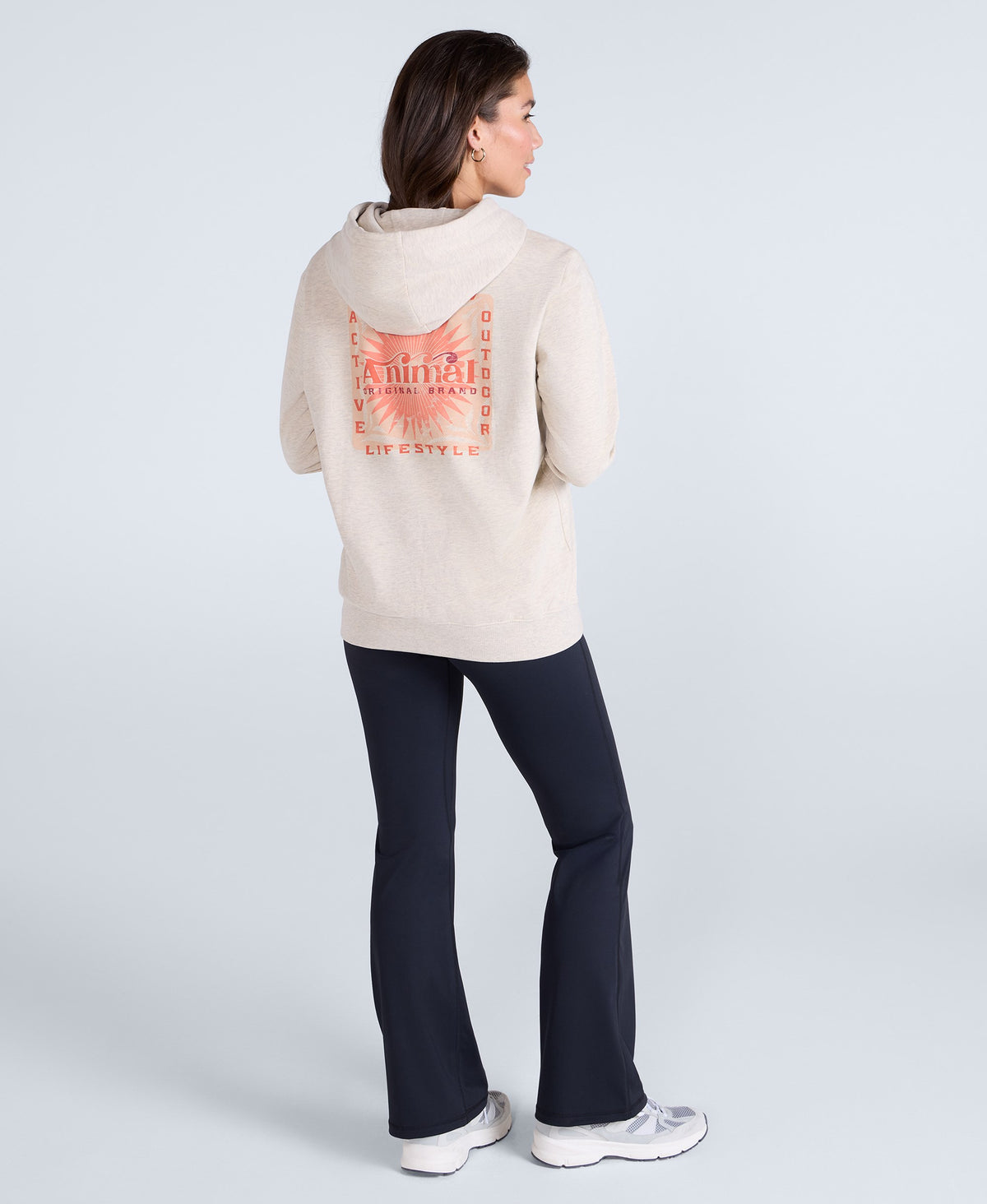 Maya Womens Hoodie - Cream