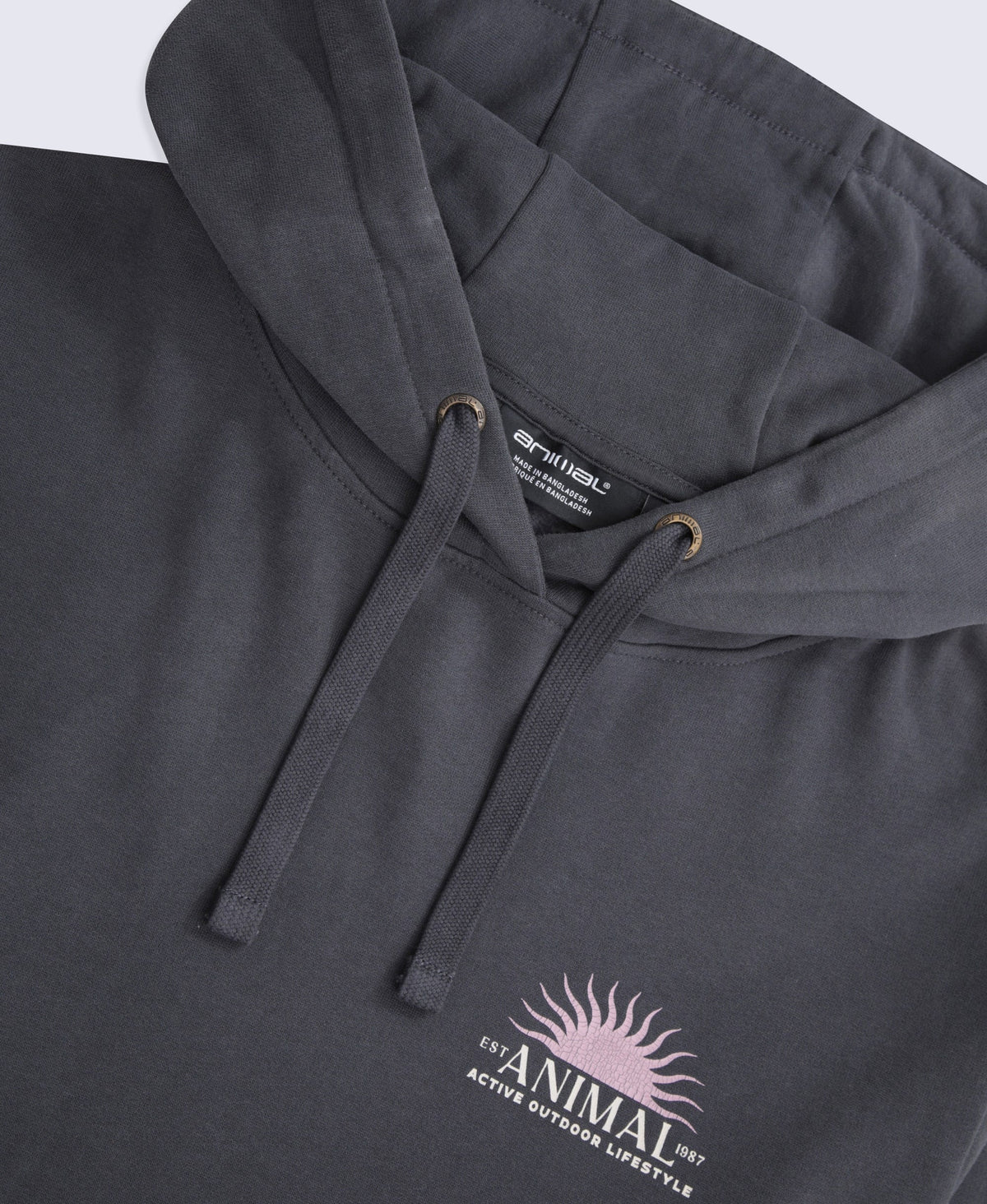 River Mens Hoodie - Alloy Grey