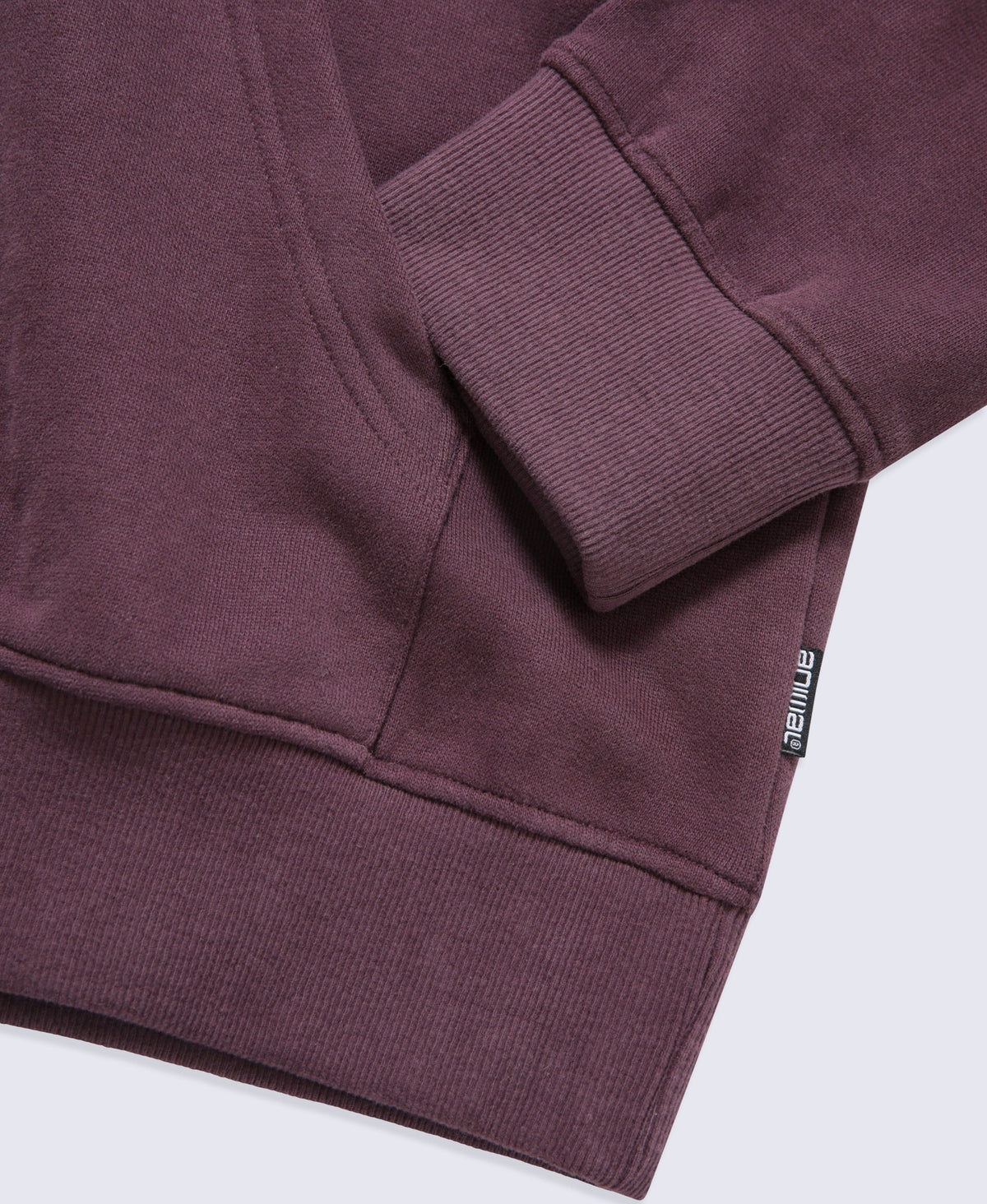 River Mens Hoodie - Berry