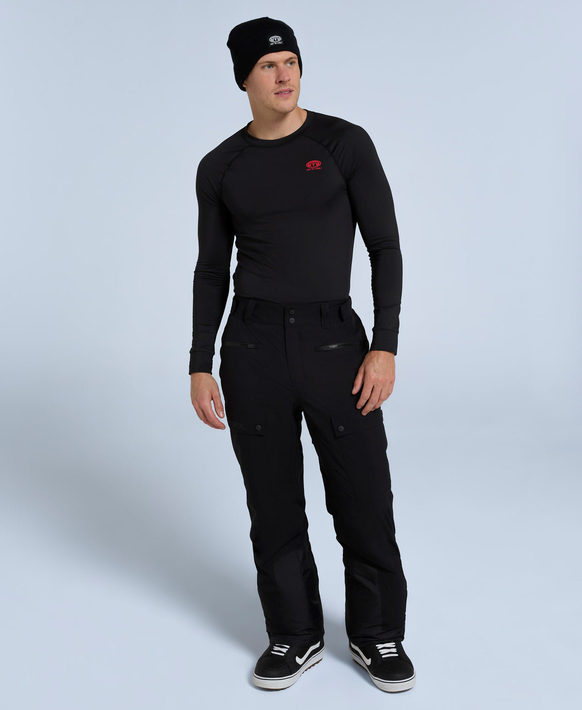Glaze Mens Waterproof Snow Pants - Jet Black
