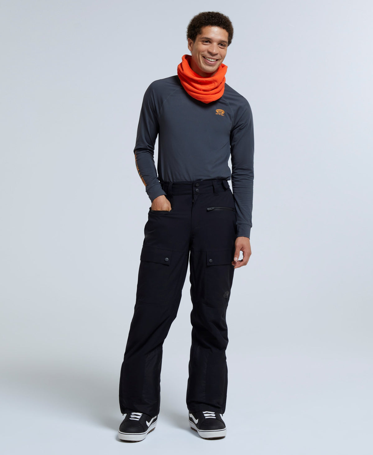 Glaze Mens Waterproof Snow Pants - Jet Black