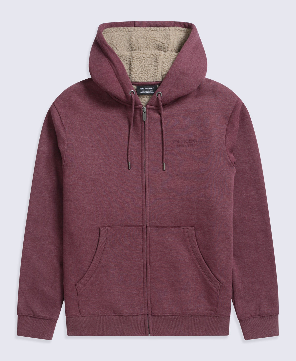 Samuel Mens Hoodie - Burgundy