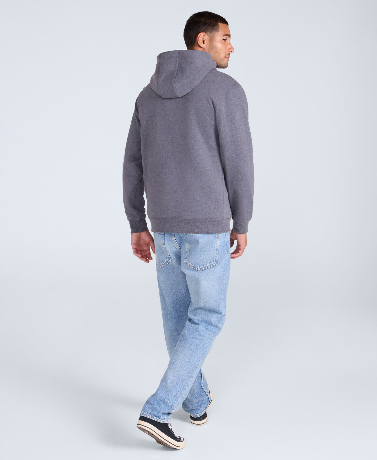 Samuel Mens Hoodie - Charcoal