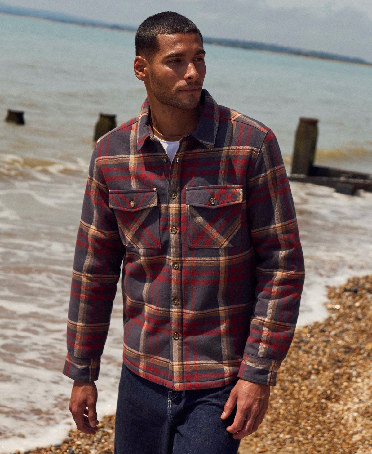 Tide Mens Shirt - Berry