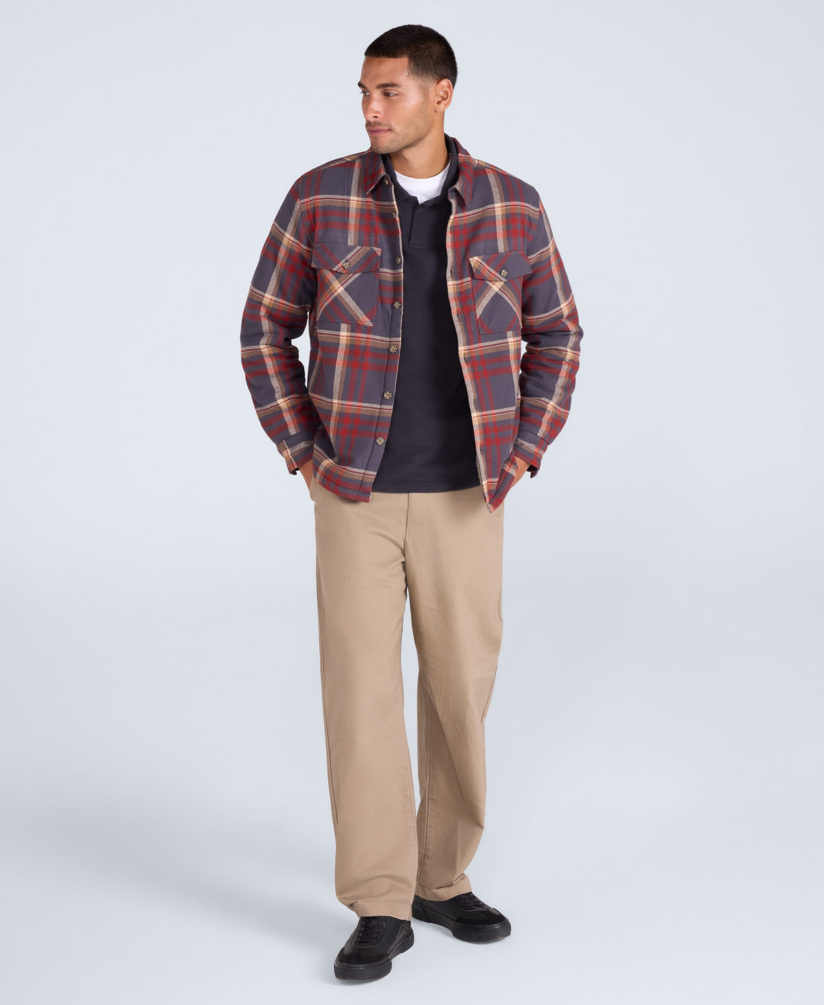 Tide Mens Shirt - Berry