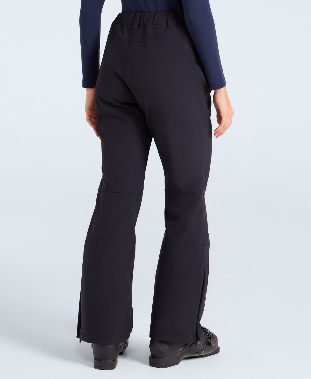 Alpine Womens Flare Snow Pants - Jet Black