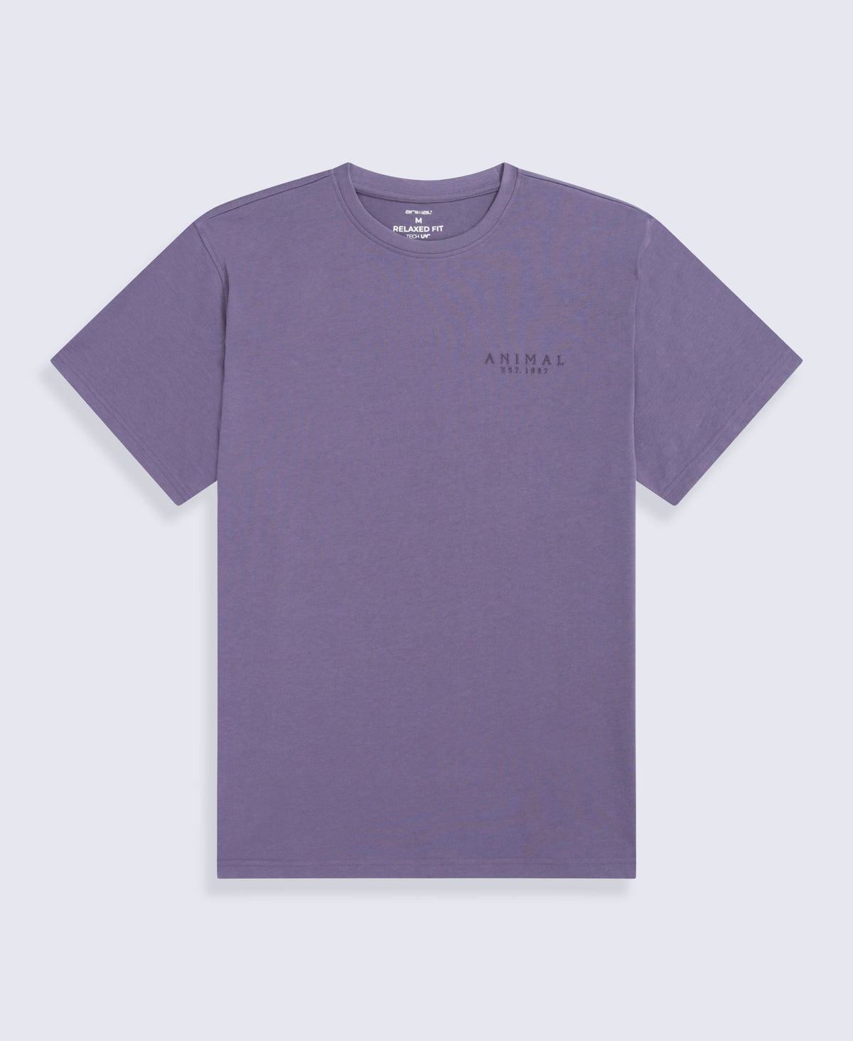 Chase Mens Plain Relaxed T-Shirt - Dark Purple