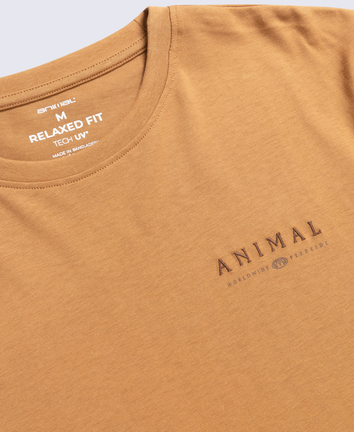 Chase Mens Plain Relaxed T-Shirt - Tan
