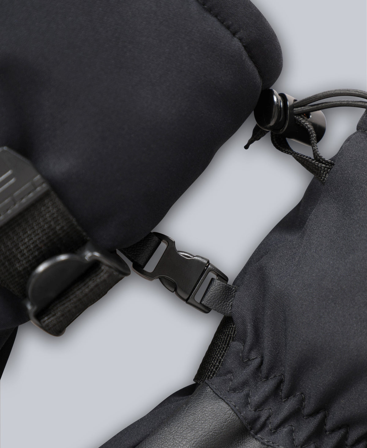 Edge Mens Waterproof Snow Gloves - Jet Black
