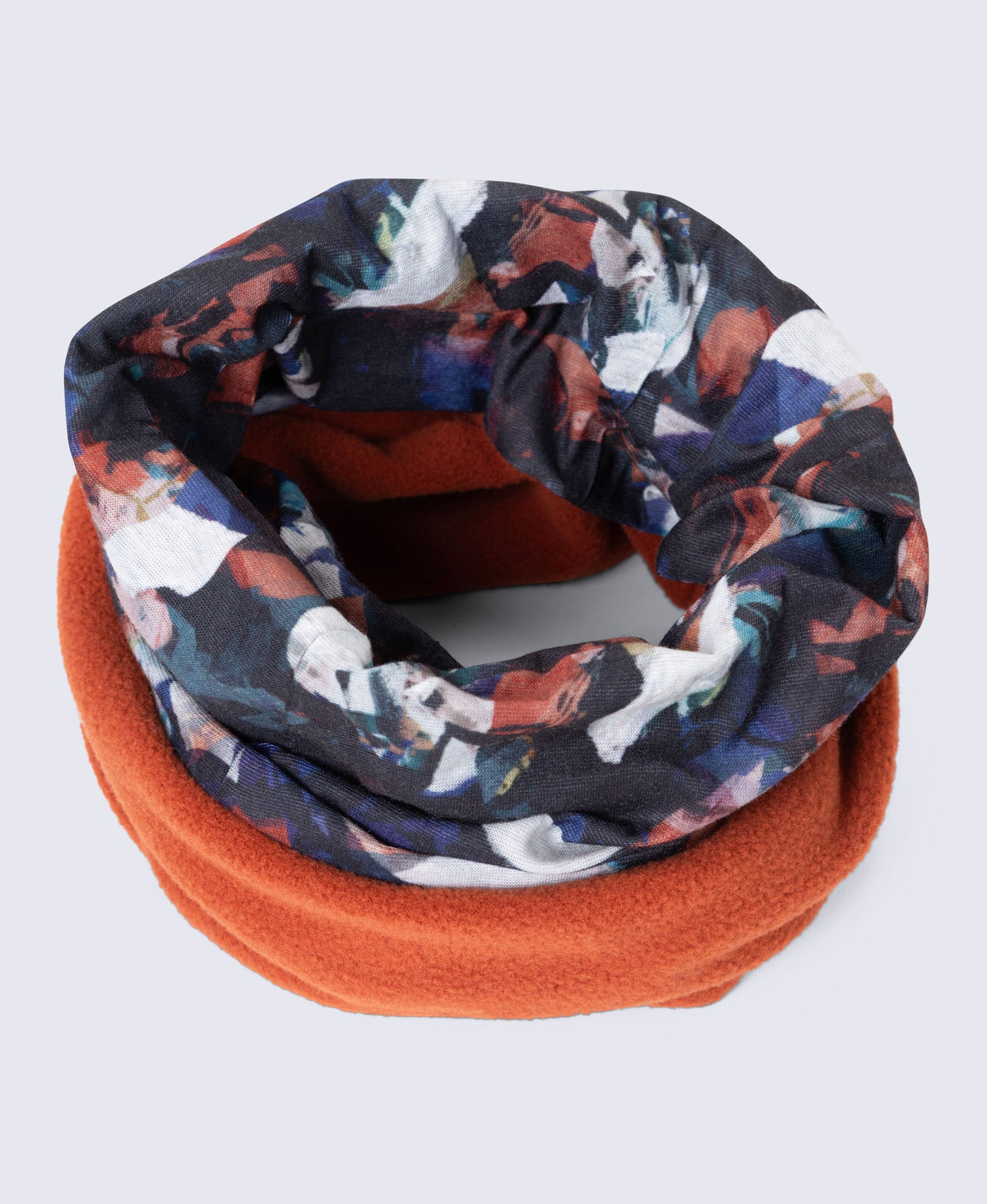 Frosted Mens Neck Gaiter - Rust