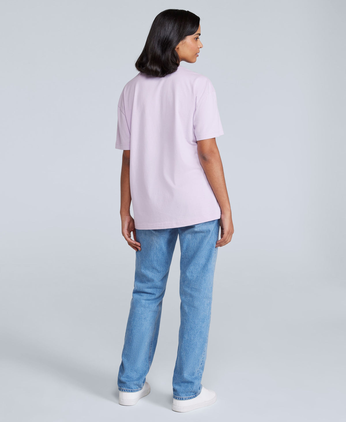 Leena Womens Boxy T-Shirt - Light Purple
