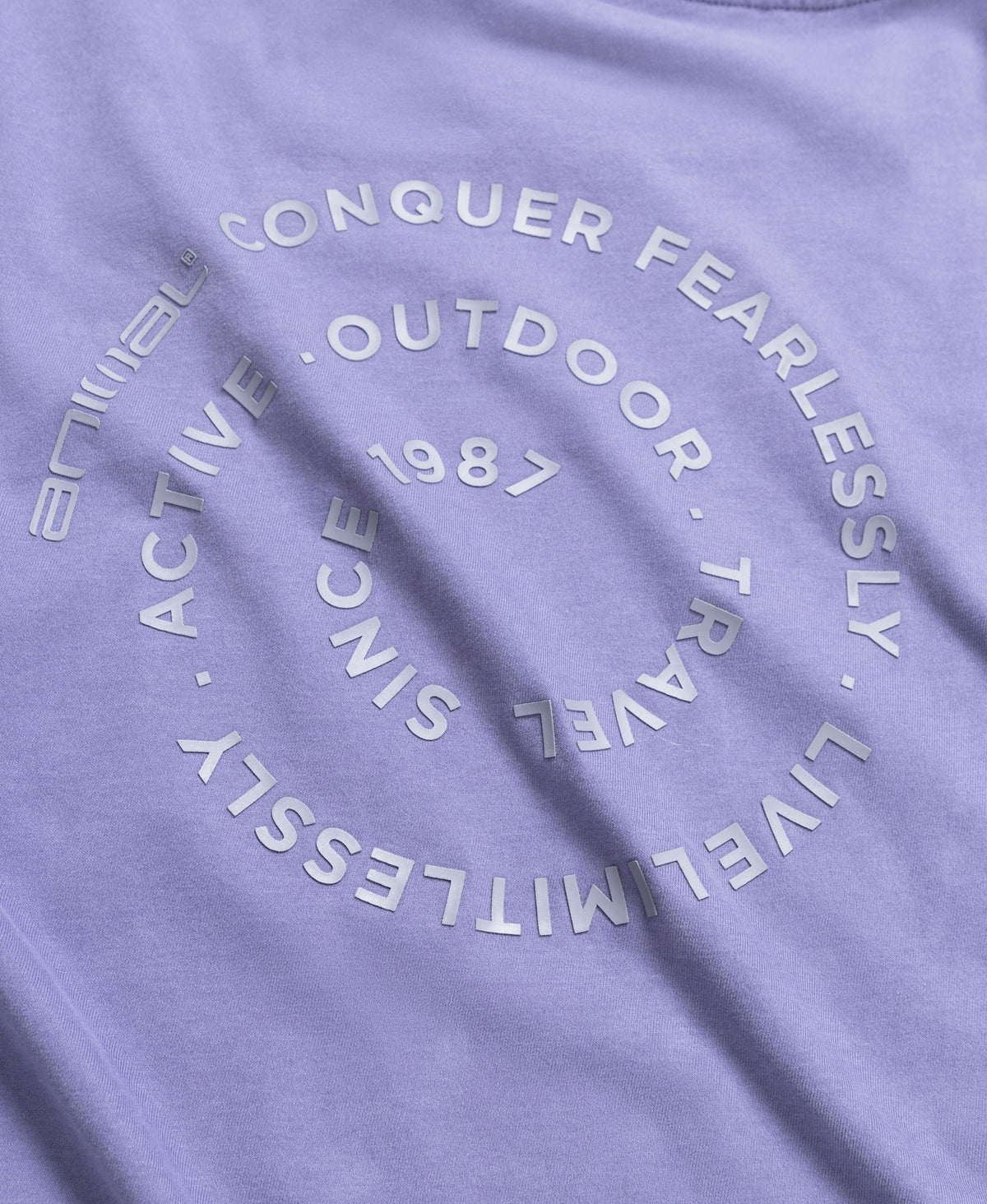 Leena Womens Boxy T-Shirt - Purple