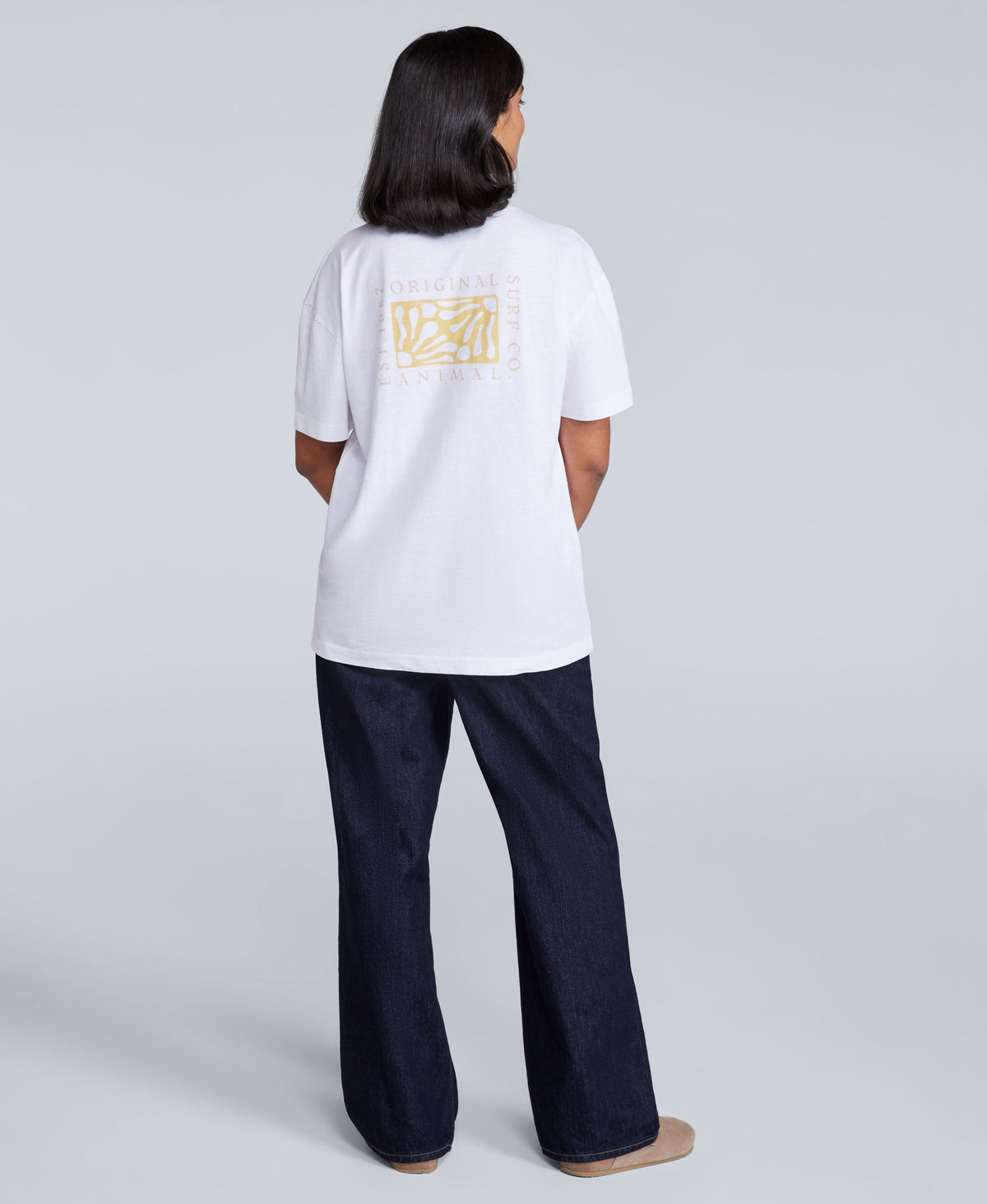 Leena Womens Boxy T-Shirt - White