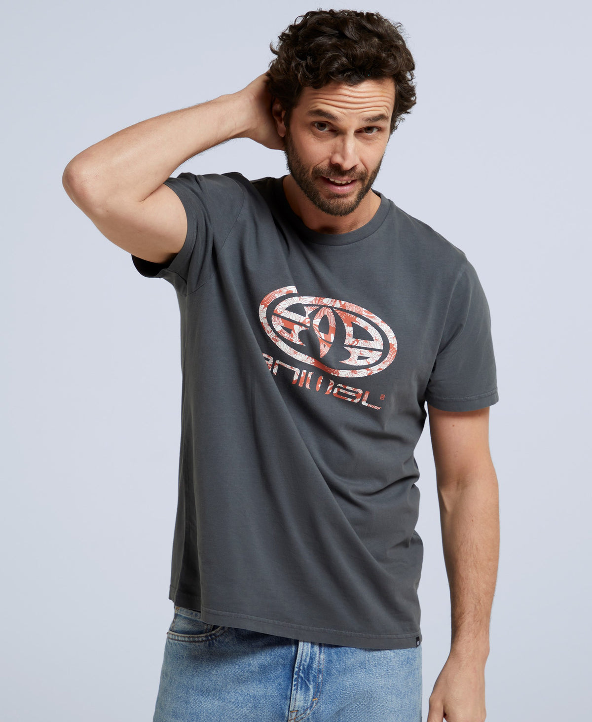 Jacob Mens T-Shirt - Charcoal