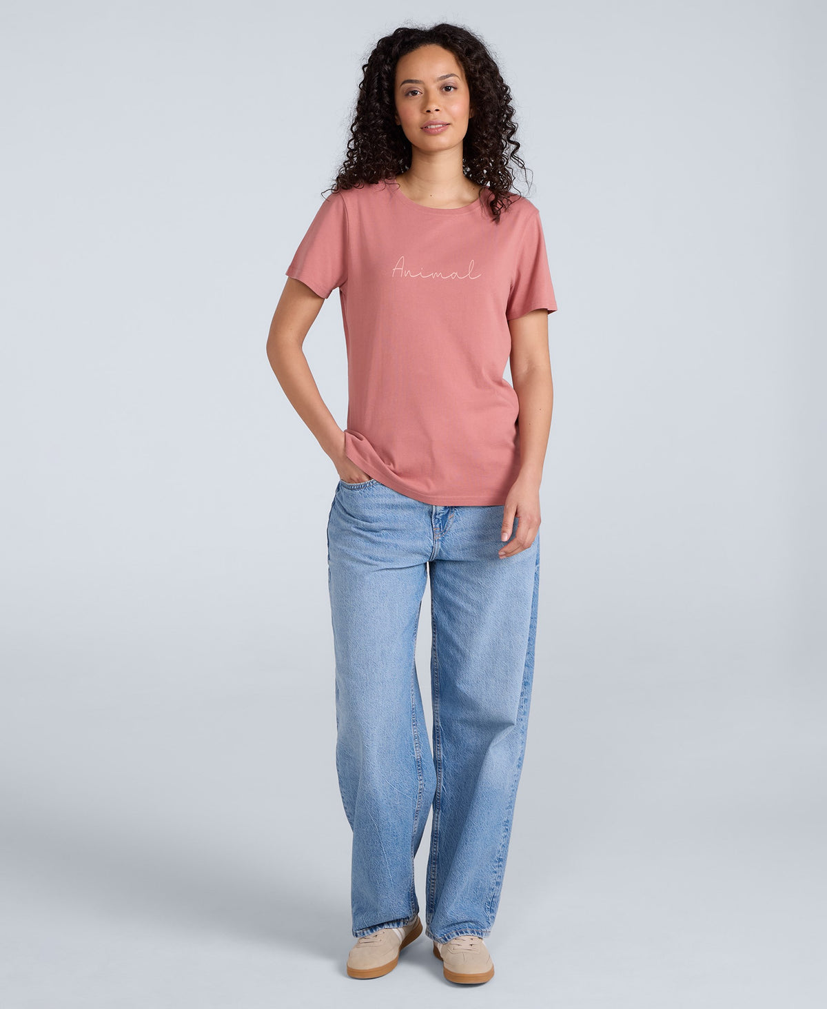 Marina Womens Logo T-Shirt - Dark Pink