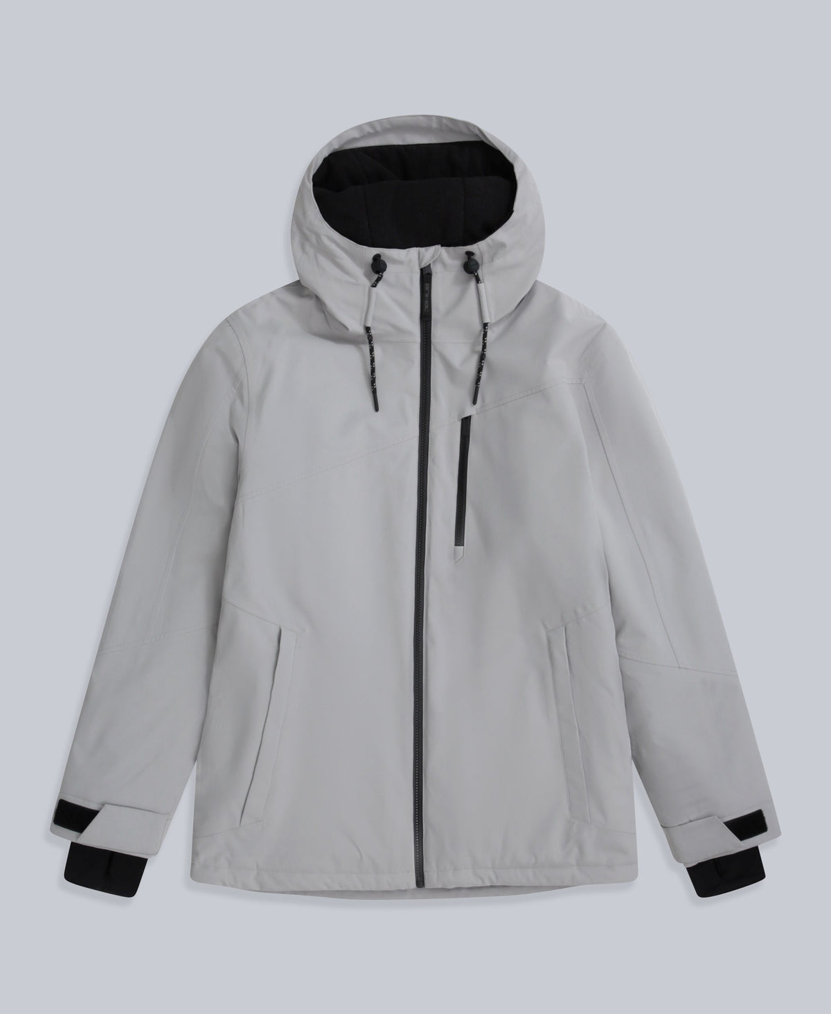 Laxx Mens Logo Waterproof Snow Jacket - Grey