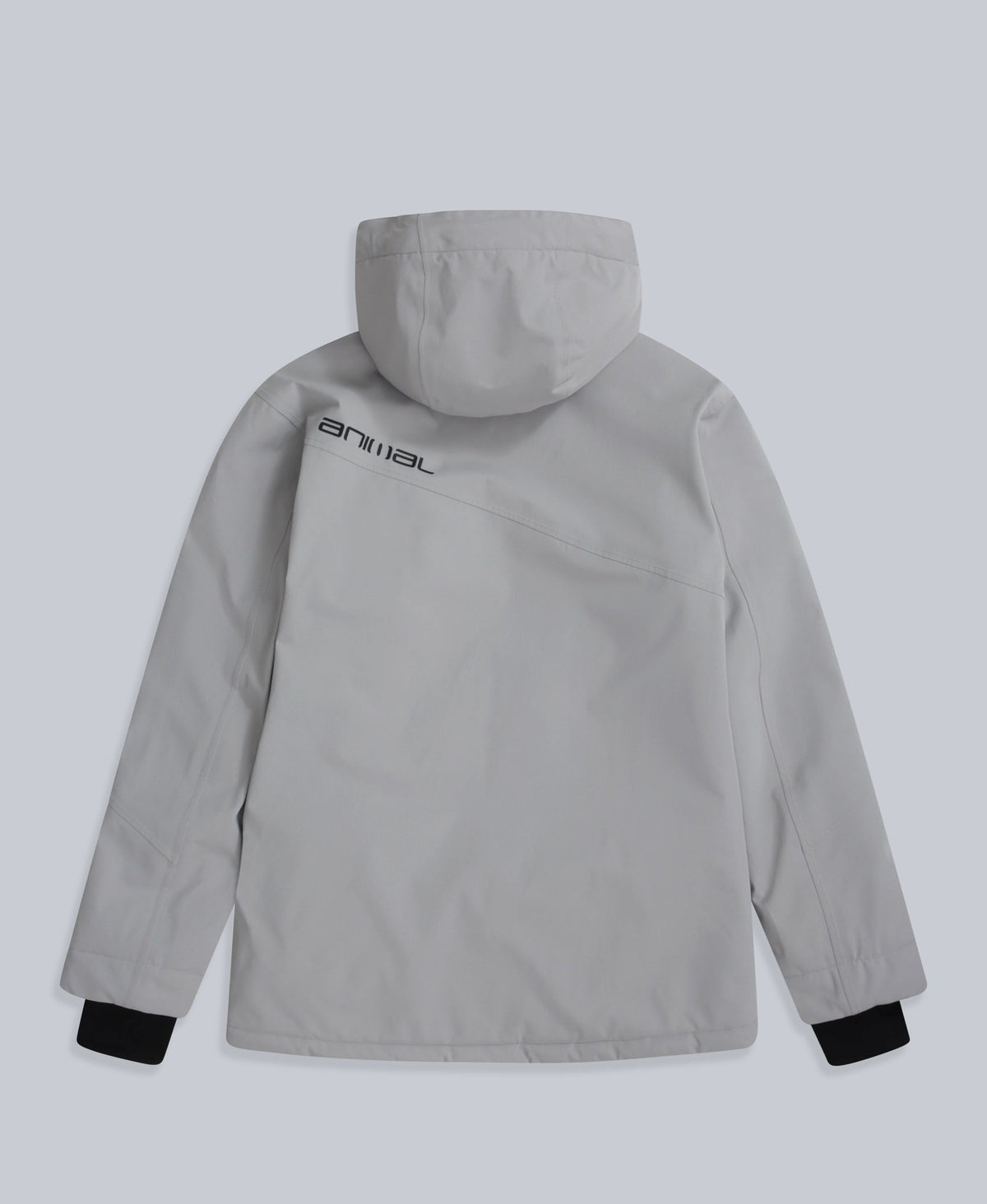 Laxx Mens Logo Waterproof Snow Jacket - Grey