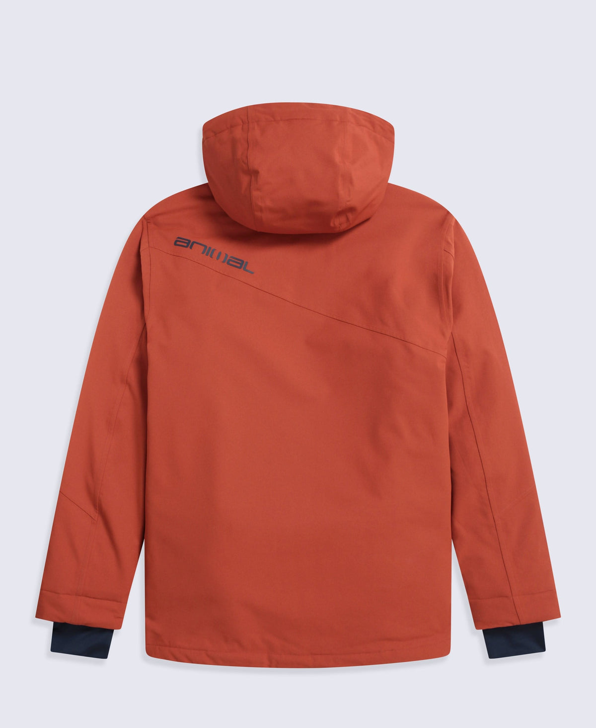 Laxx Mens Logo Waterproof Snow Jacket - Rust