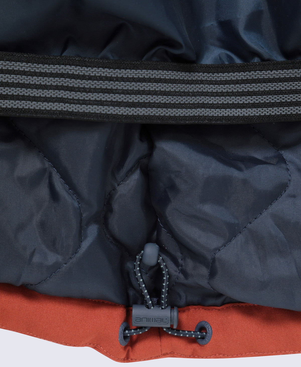 Laxx Mens Logo Waterproof Snow Jacket - Rust