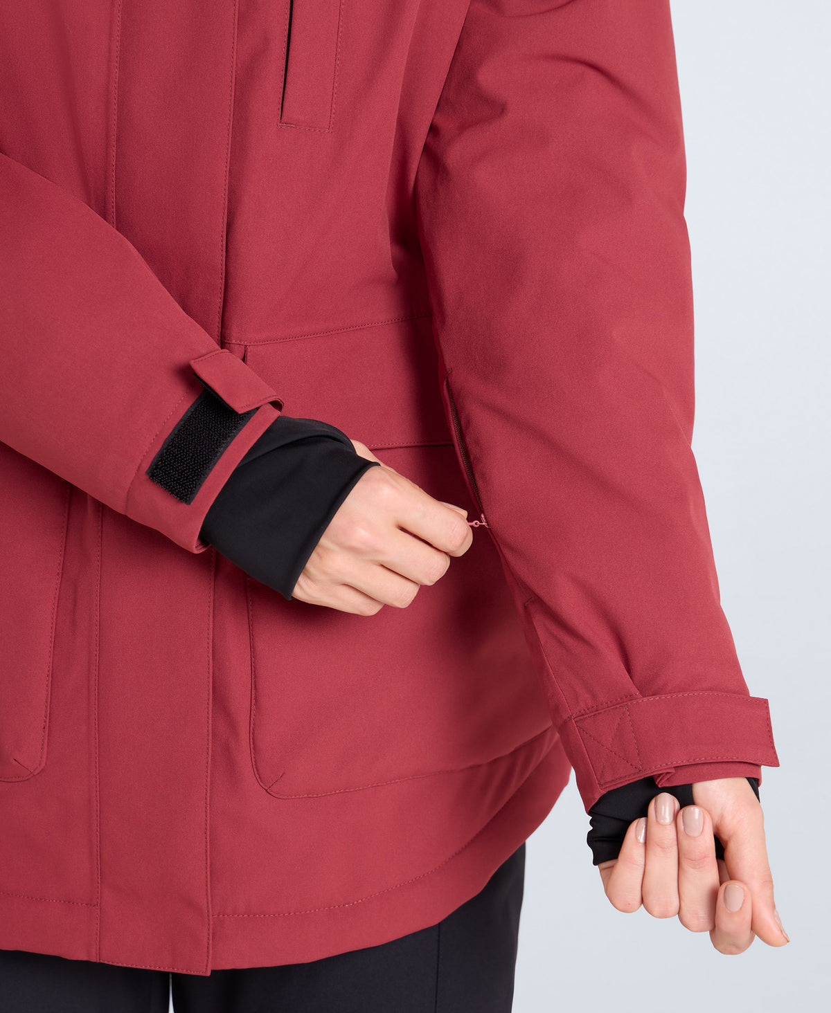 Tignes Womens Waterproof Snow Jacket - Red