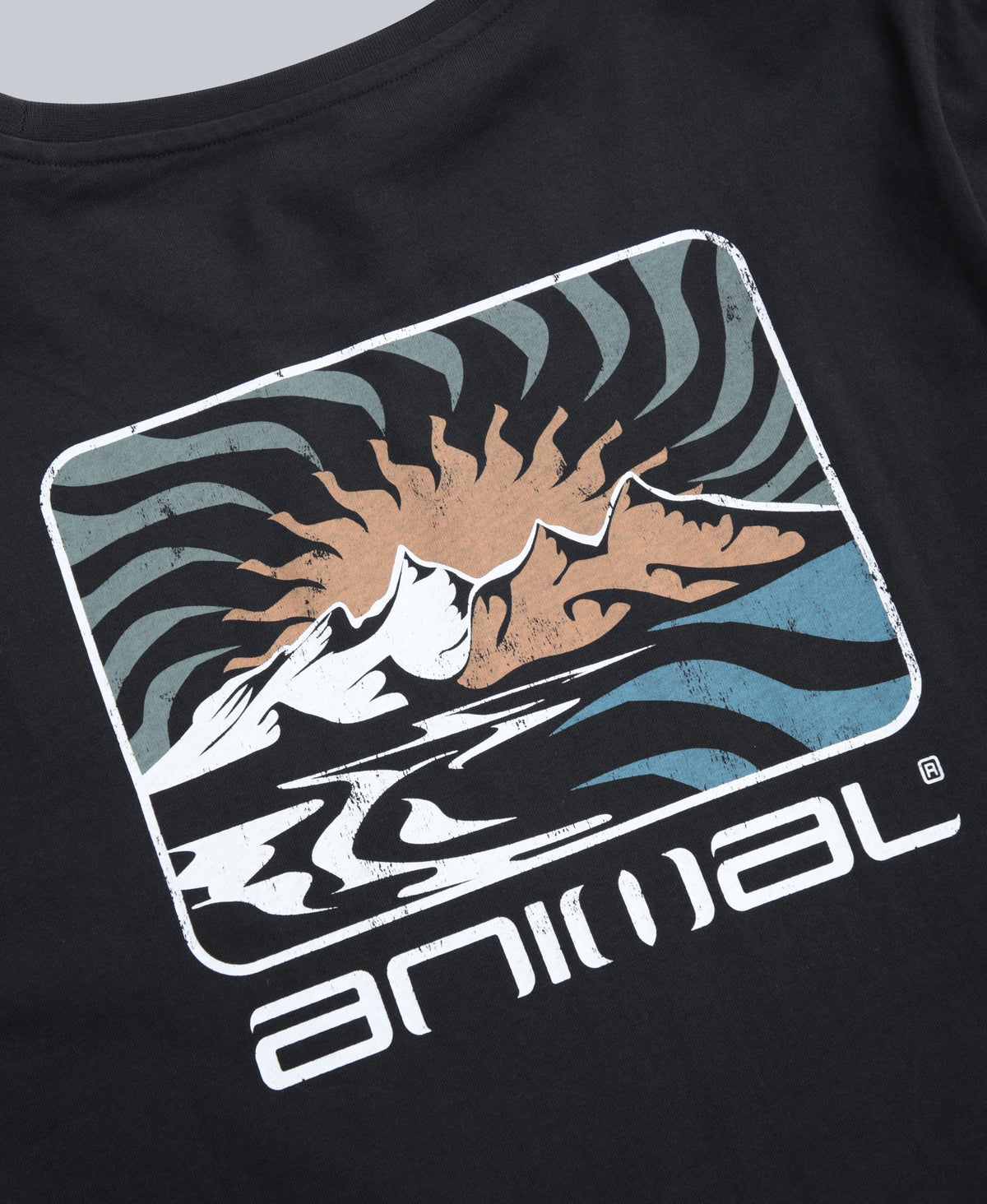 Tommy Mens Graphic Long Sleeve Tee - Black