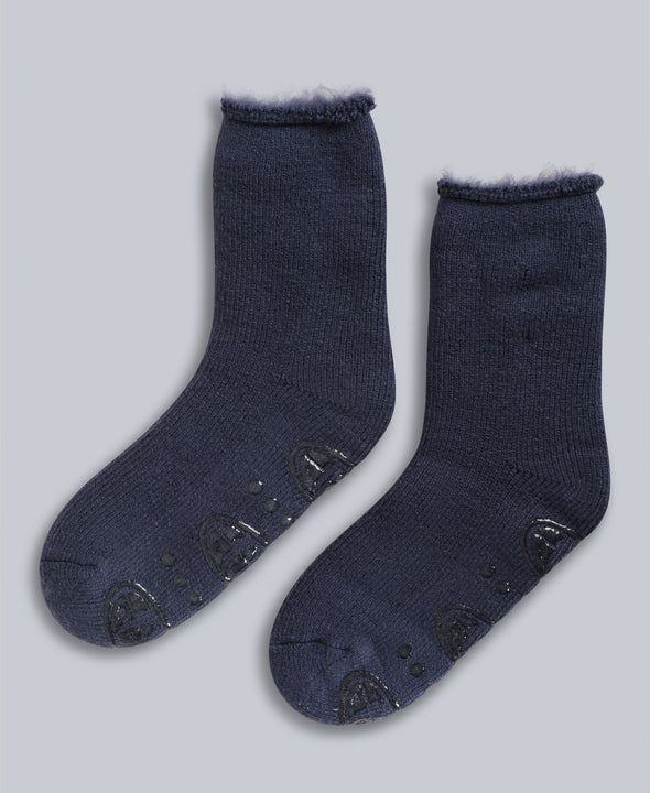 Cosy Womens Recycled Thermal Socks - Navy – Animal
