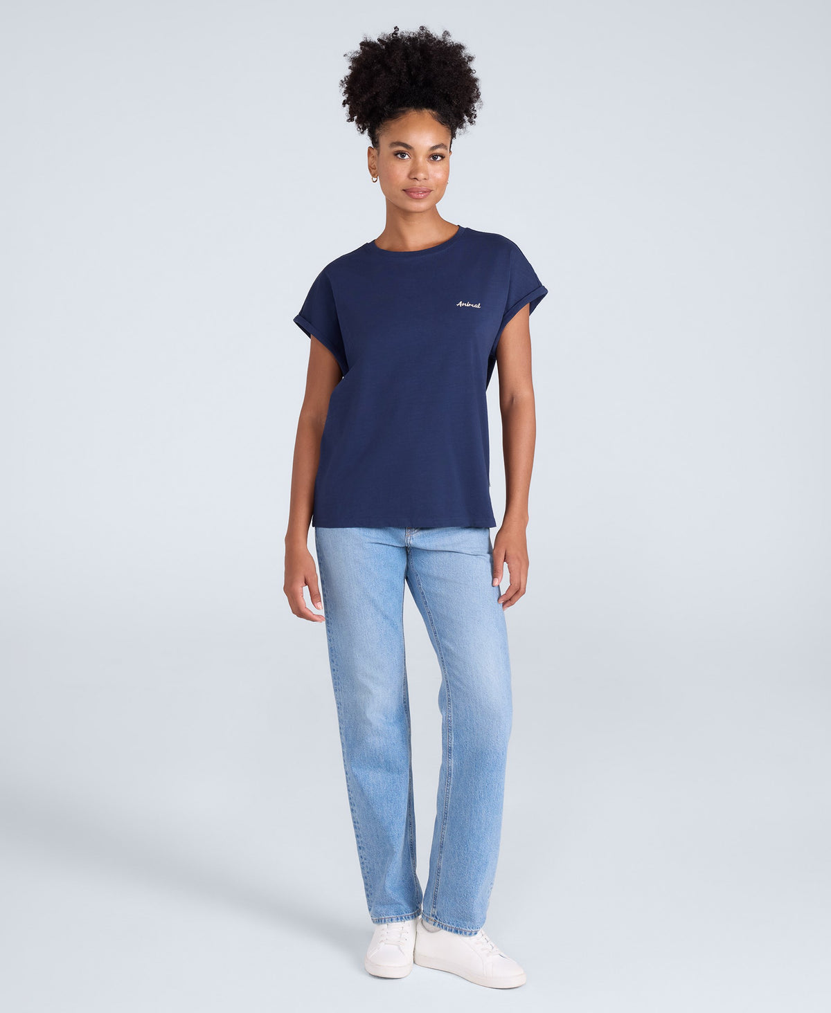 Holly Womens Logo T-Shirt - Dark Blue