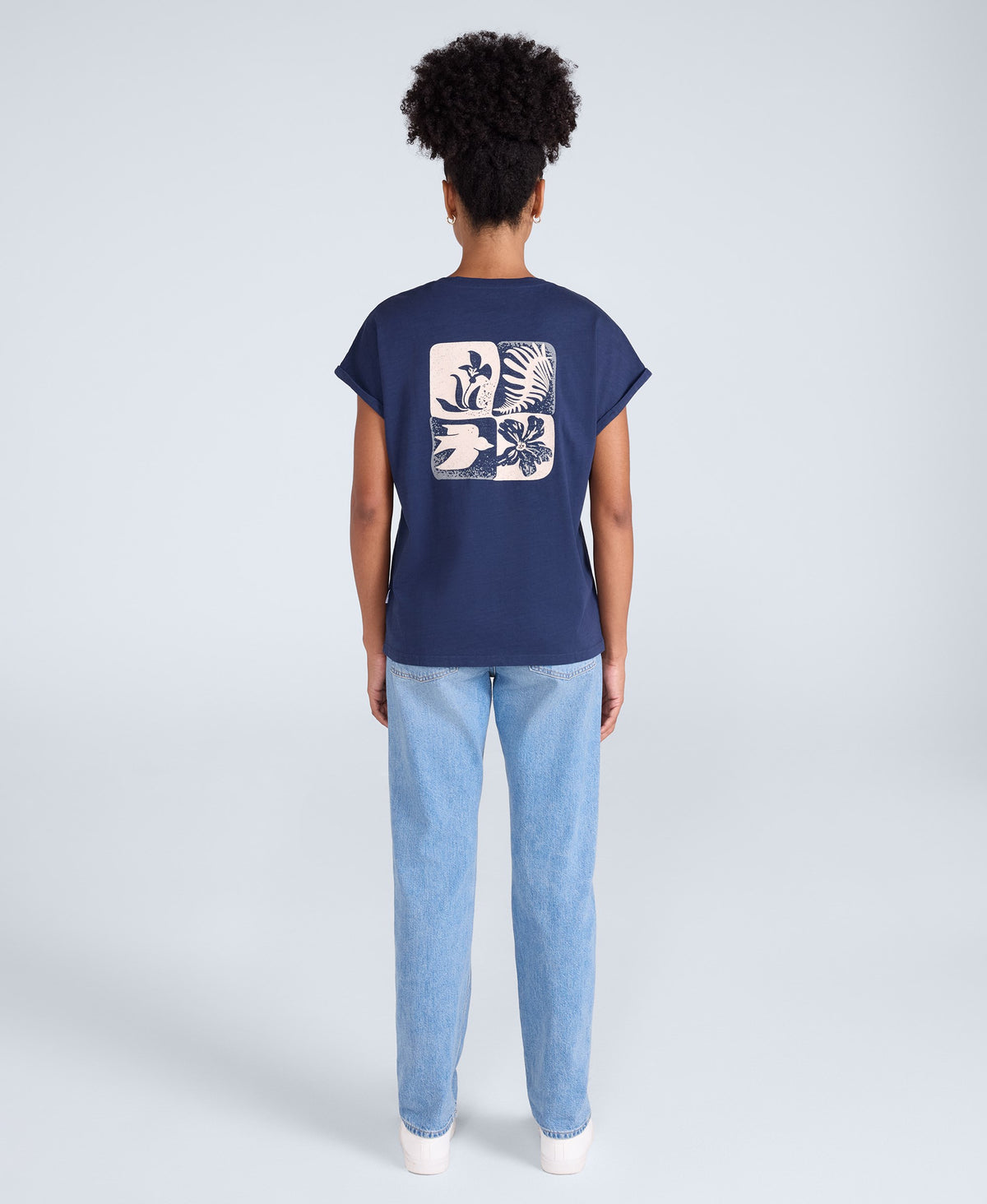Holly Womens Logo T-Shirt - Dark Blue