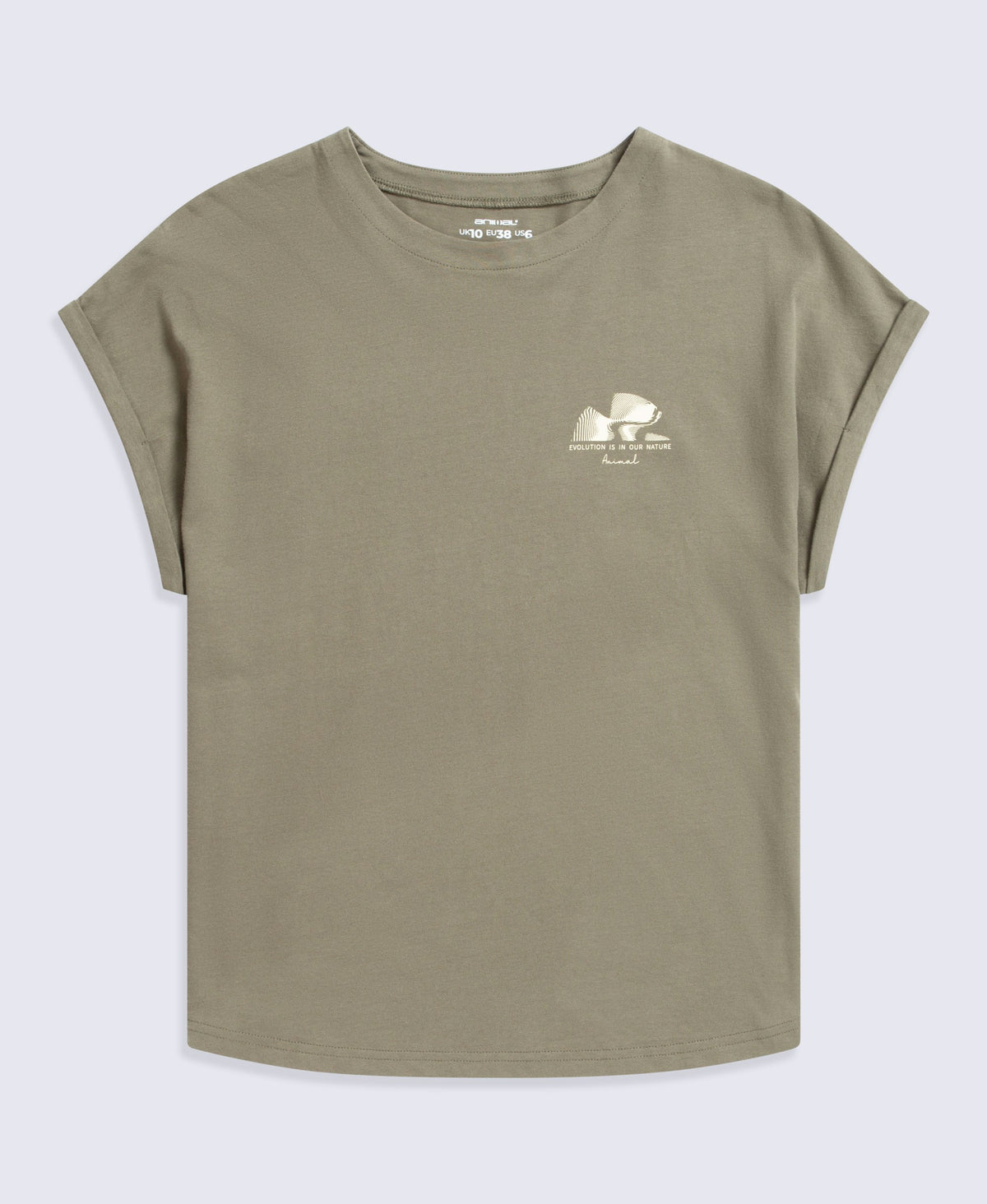 Holly Womens Logo T-Shirt - Khaki