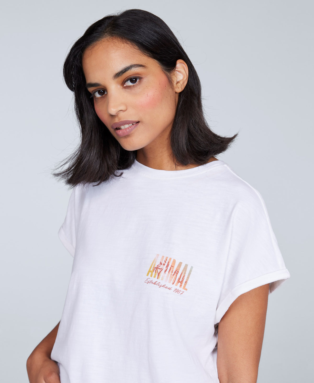 Holly Womens Logo T-Shirt - Off White