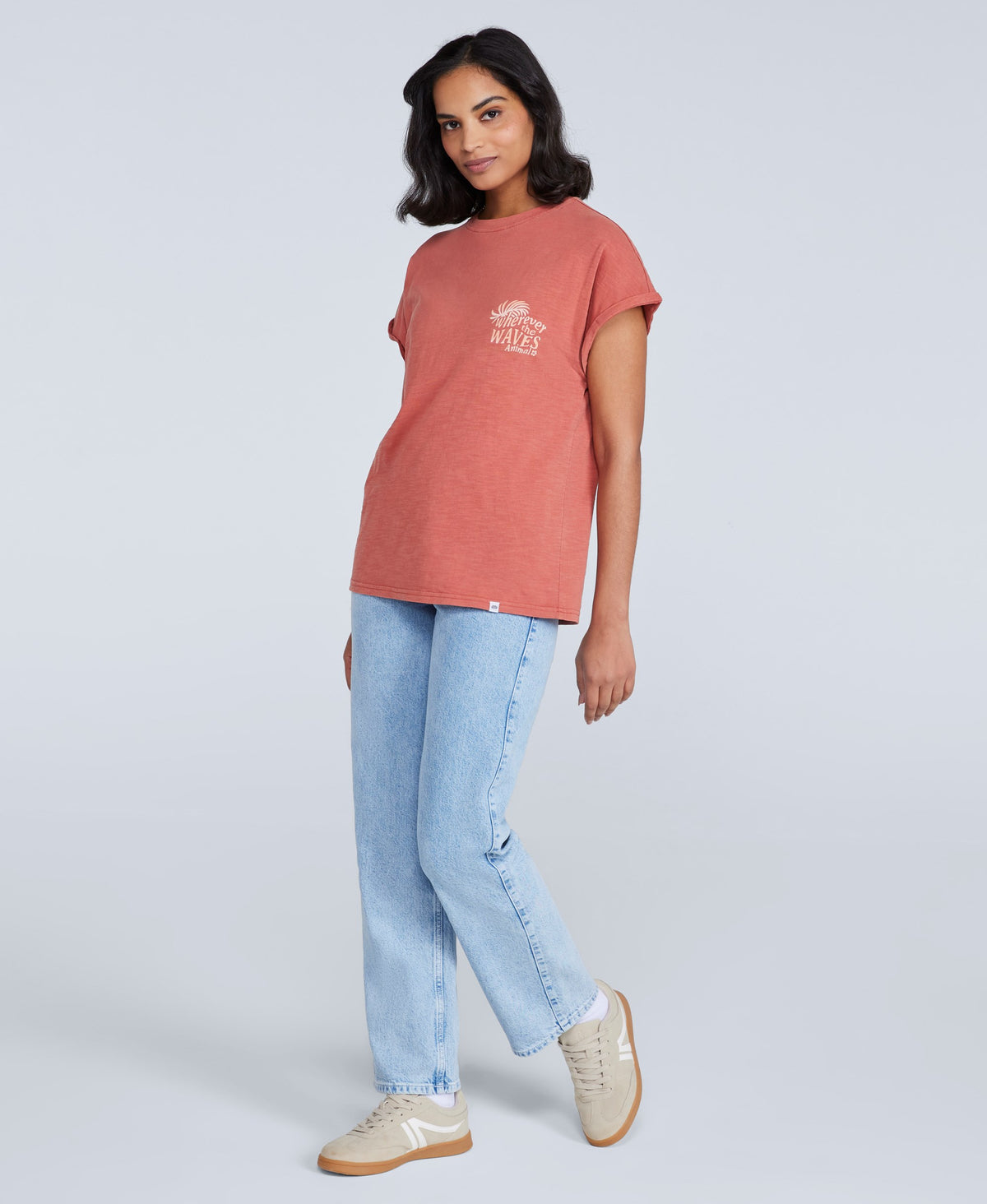 Holly Womens Logo T-Shirt - Rust