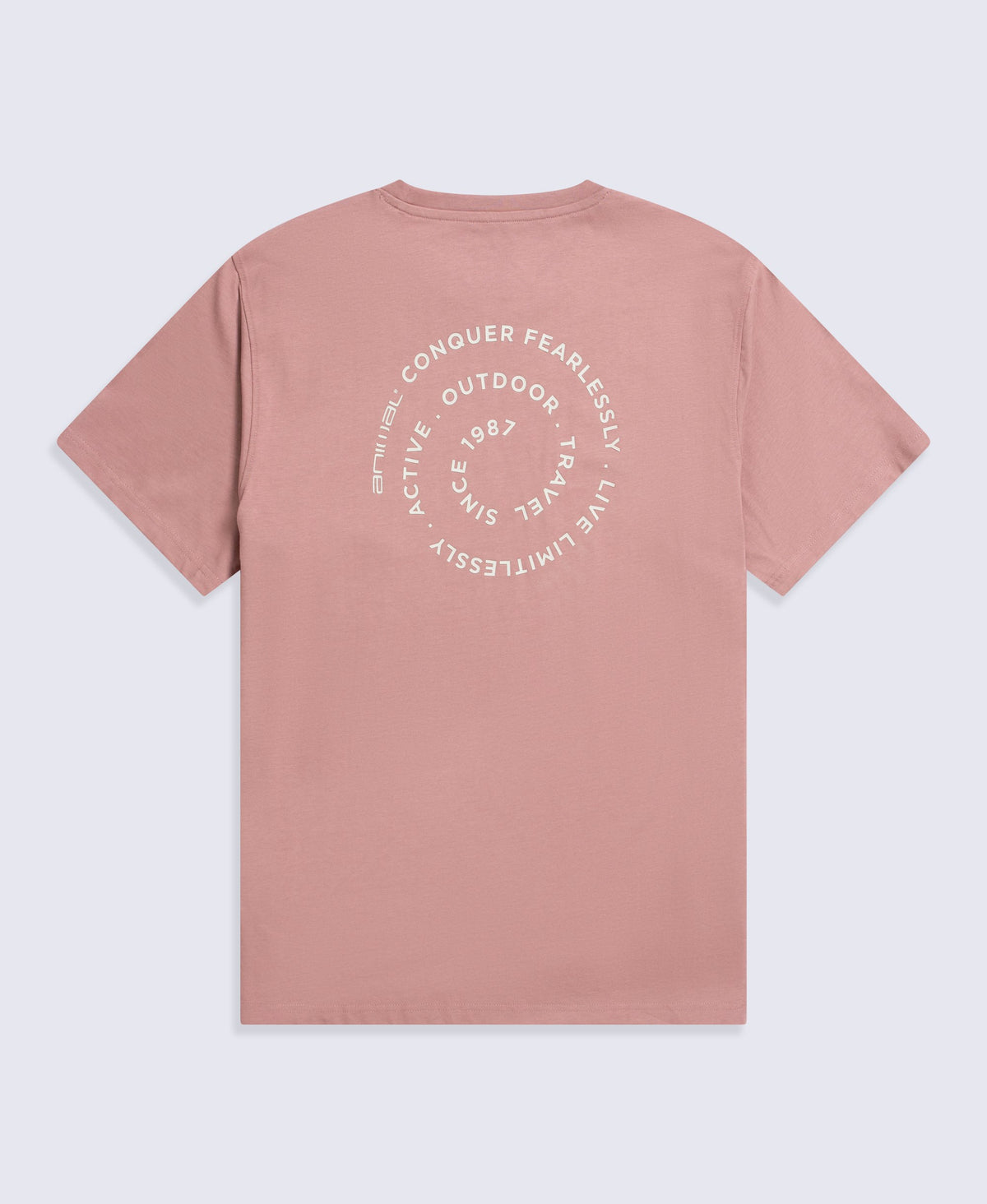 Chase Mens Graphic Relaxed T-Shirt - Pink