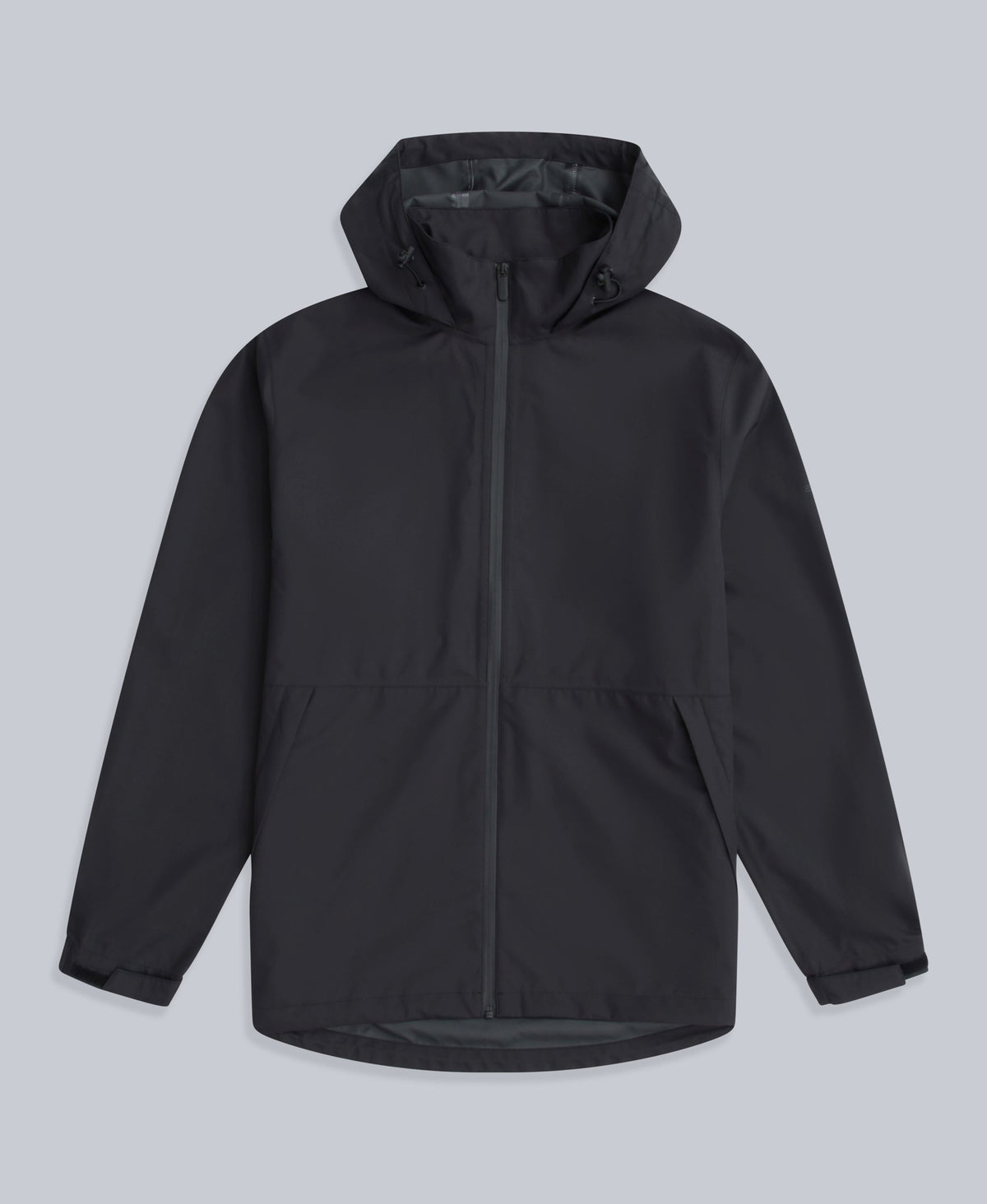 Pace Mens Waterproof Packable Jacket - Black