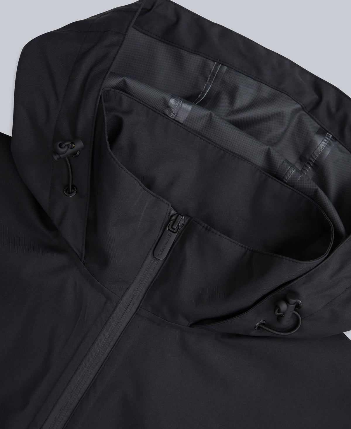 Pace Mens Waterproof Packable Jacket - Black