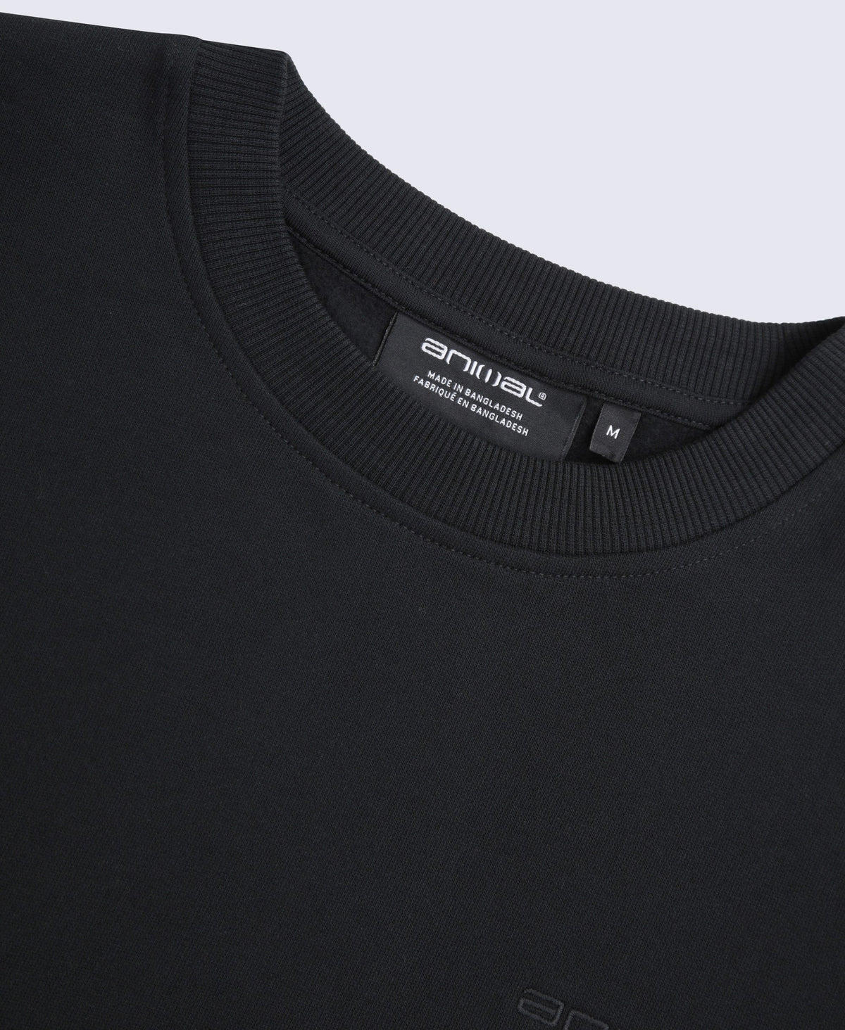 Jonah Mens Drop Shoulder Sweatshirt - Black