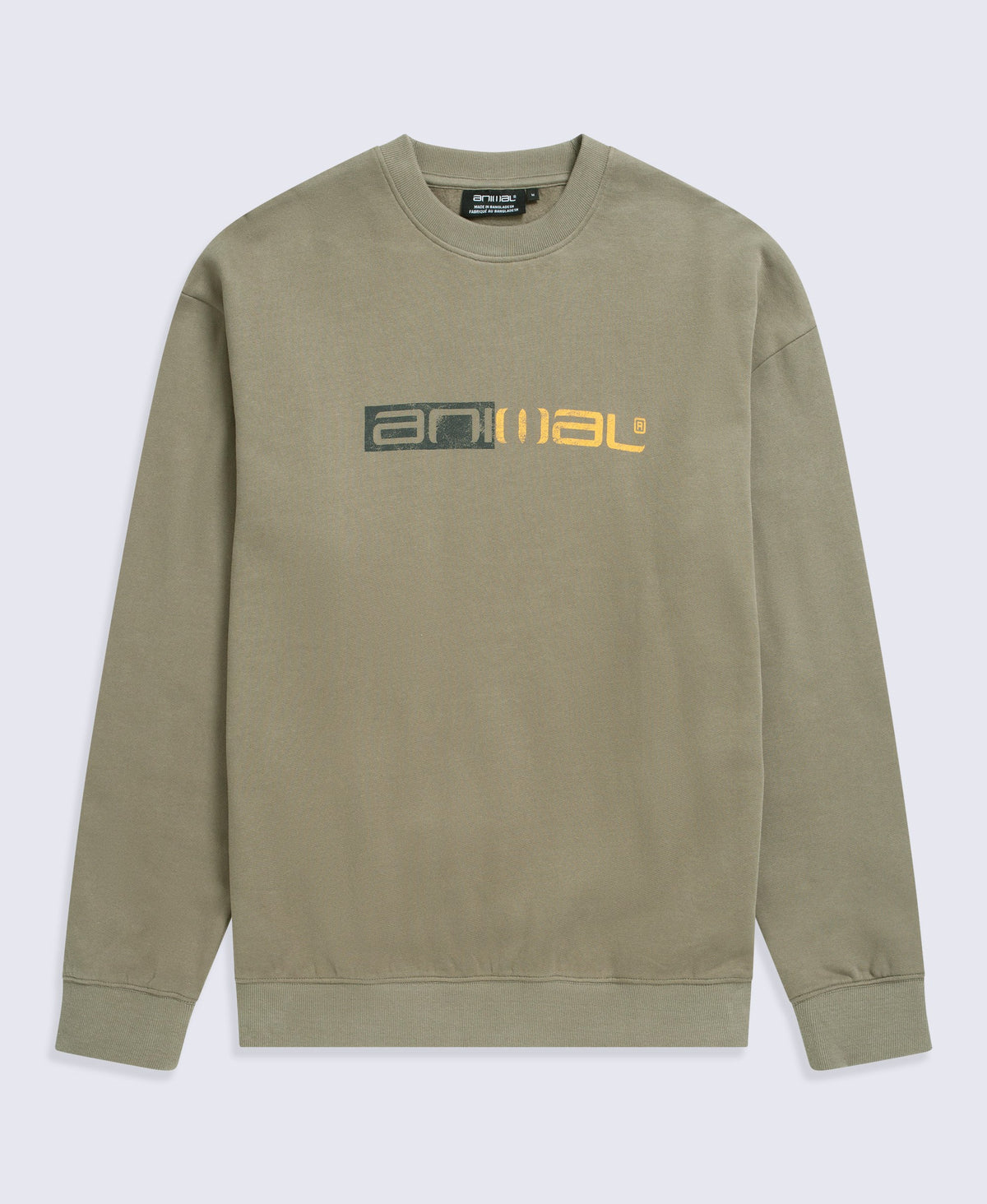 Jonah Mens Drop Shoulder Sweatshirt - Khaki