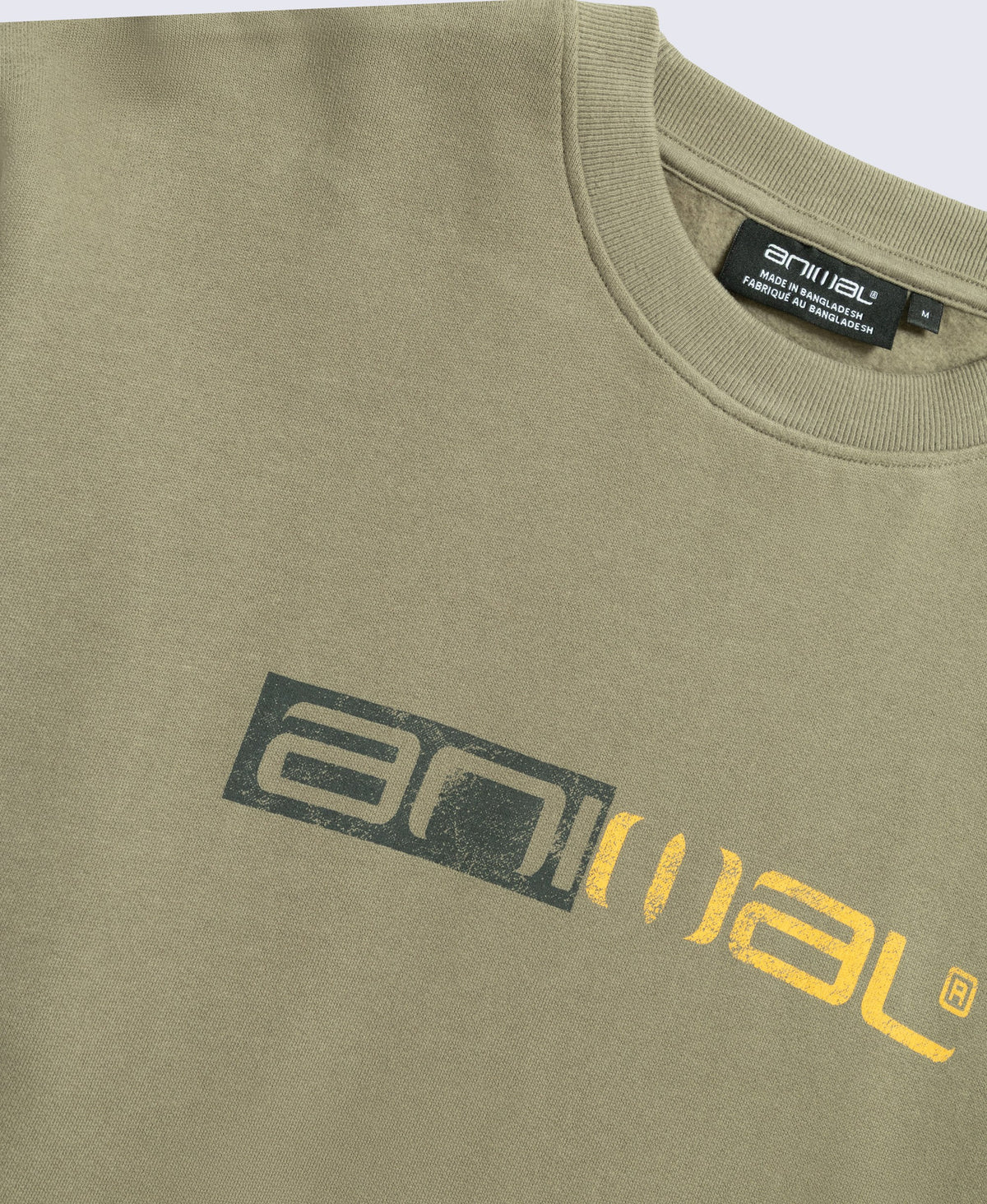 Jonah Mens Drop Shoulder Sweatshirt - Khaki