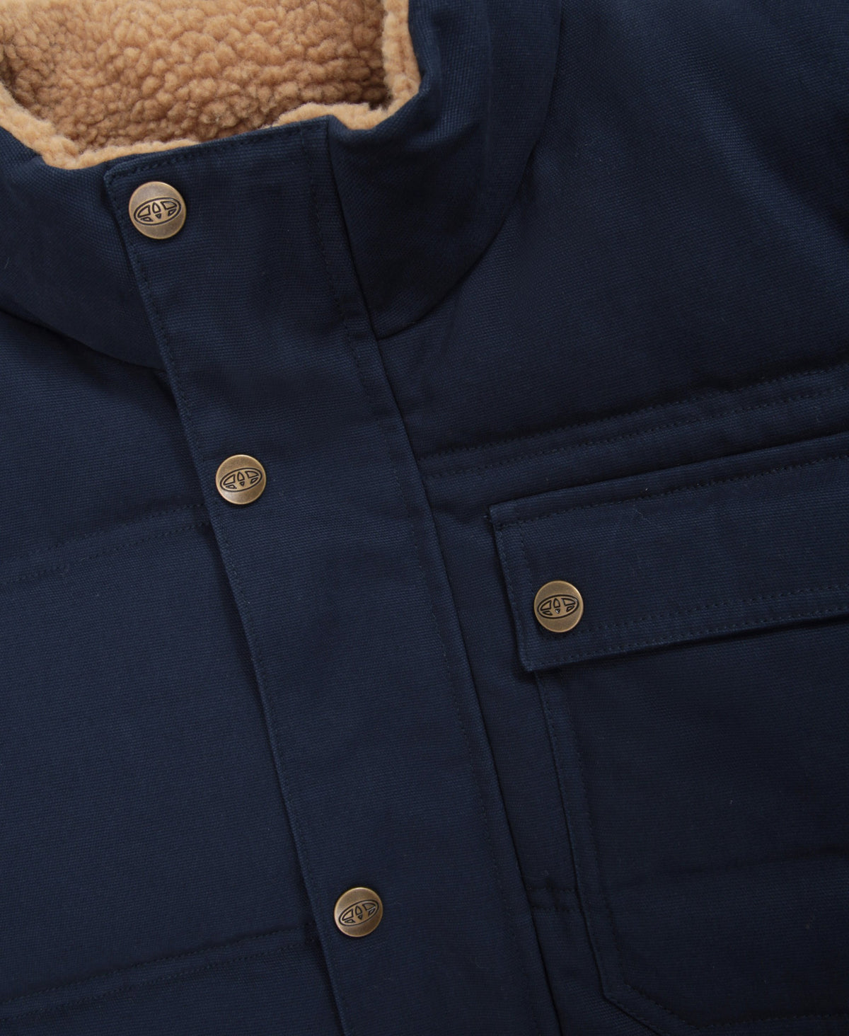 Fistral Mens Padded Jacket - Navy