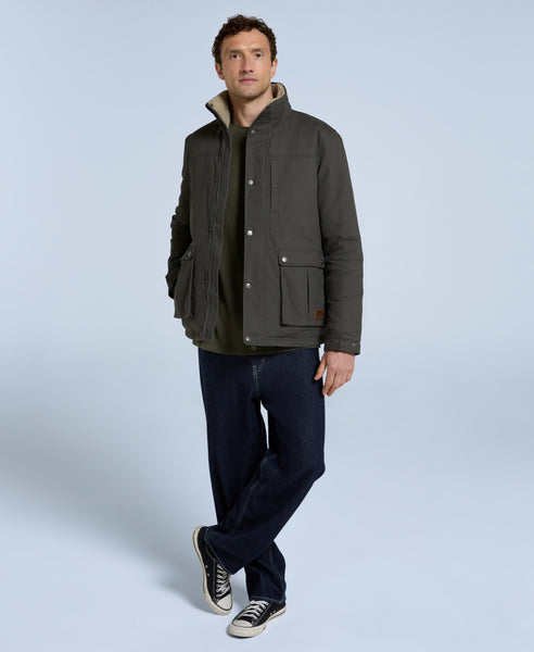 Holkham Mens Utility Jacket - Khaki – Animal