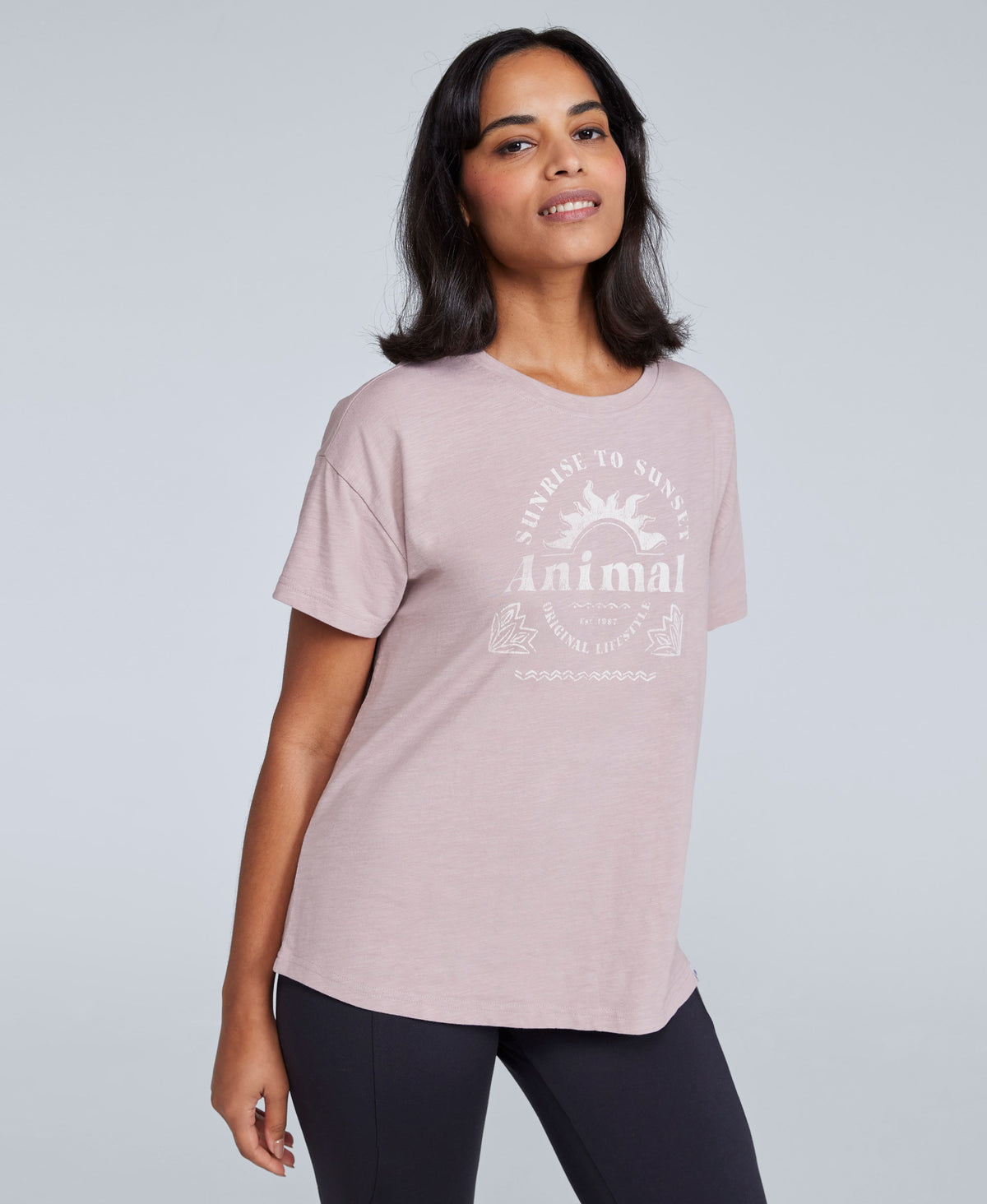 Phoenix Womens T-Shirt - Light Pink