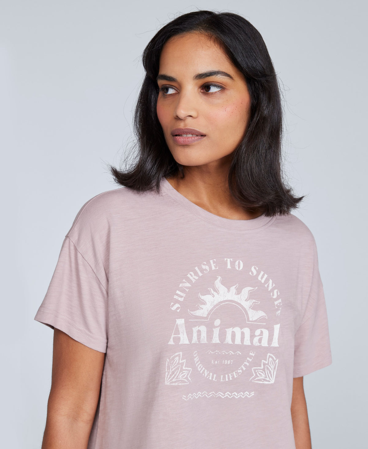 Phoenix Womens T-Shirt - Light Pink