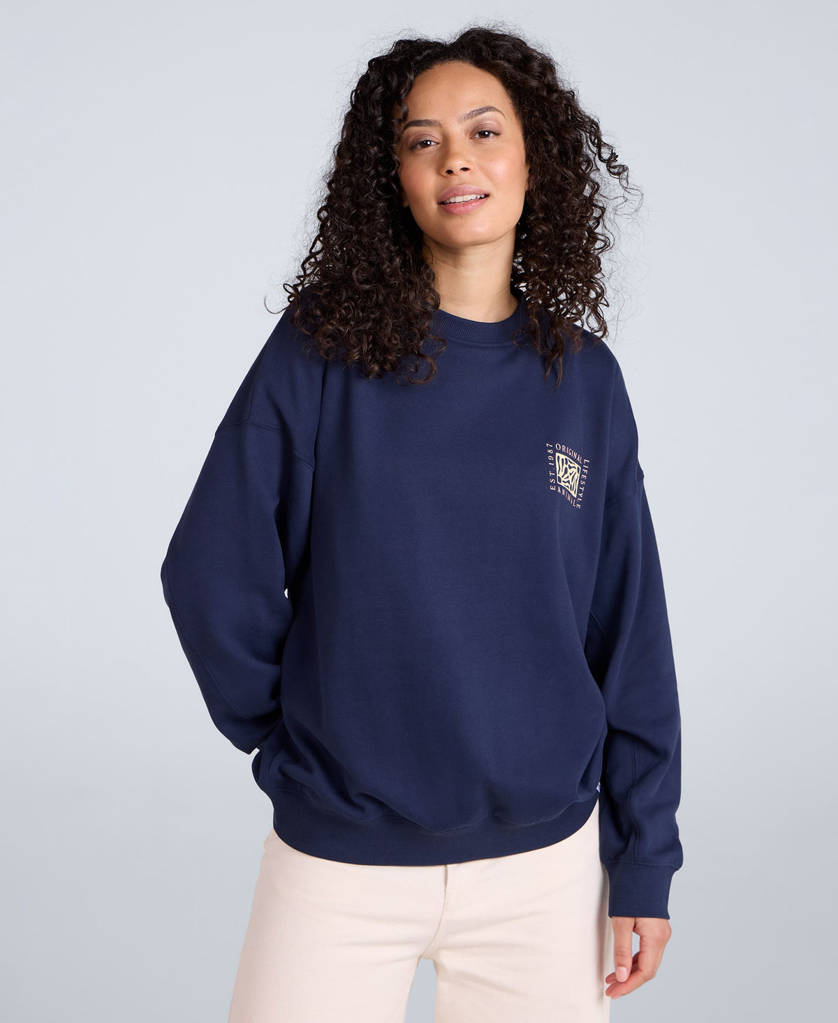 Dakota Womens Sweatshirt - Navy