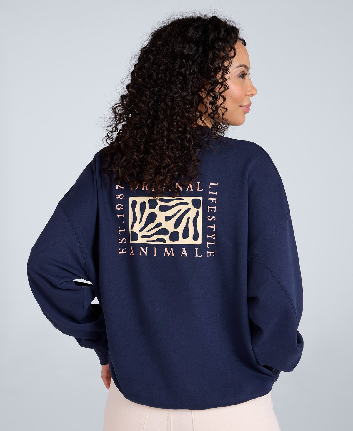 Dakota Womens Sweatshirt - Navy