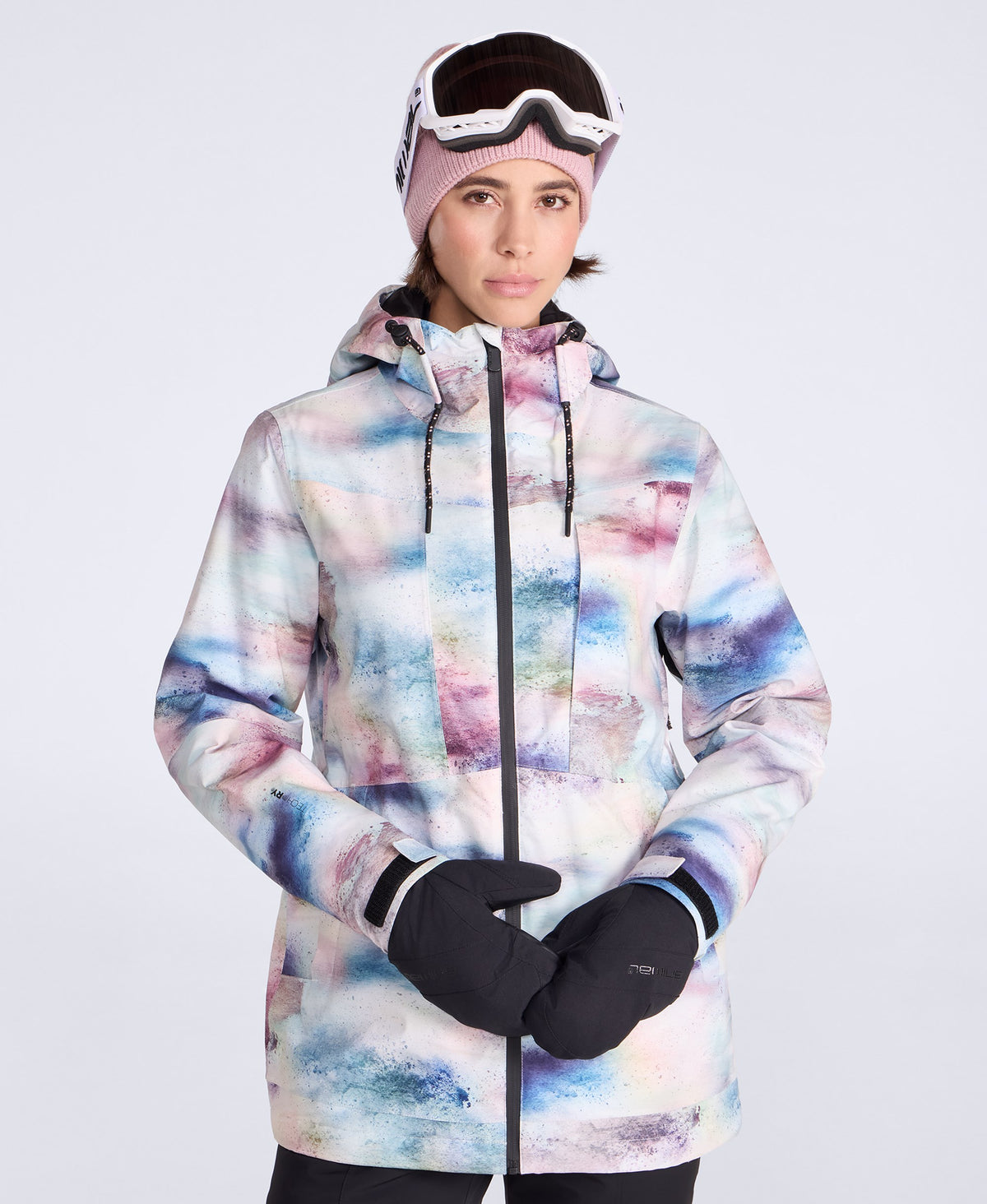 Edge Womens Waterproof Ski Jacket - Pale Pink