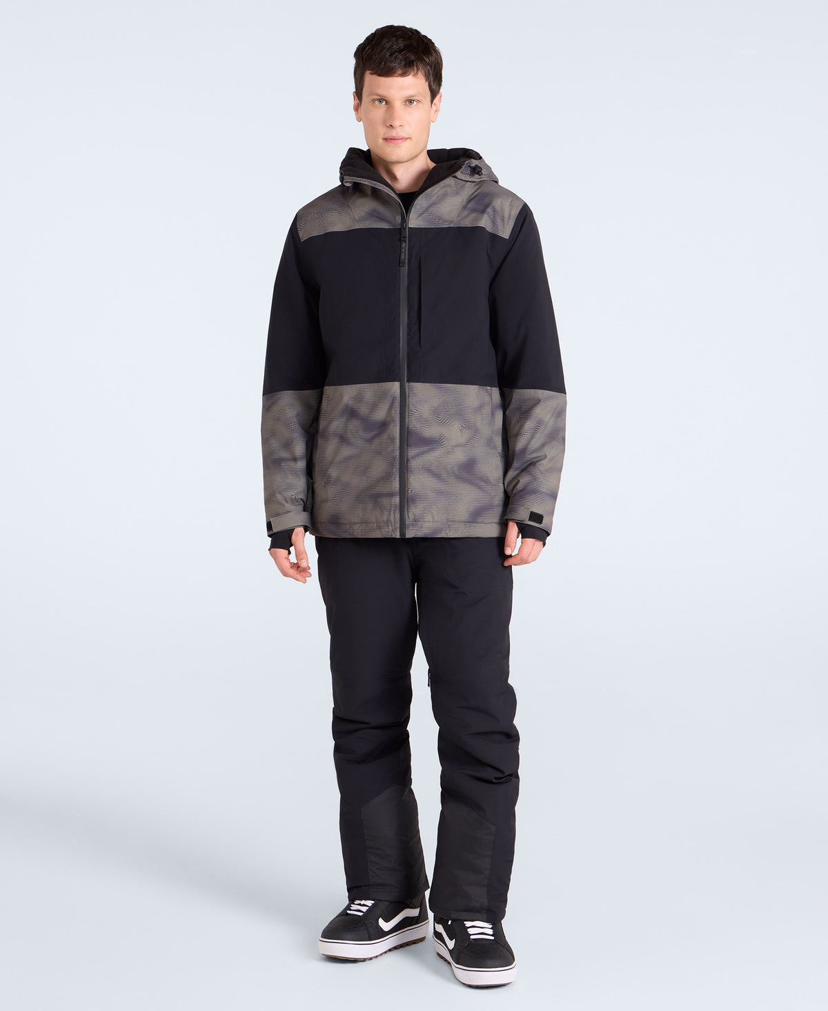 Cruise Mens Waterproof Snow Jacket - Khaki