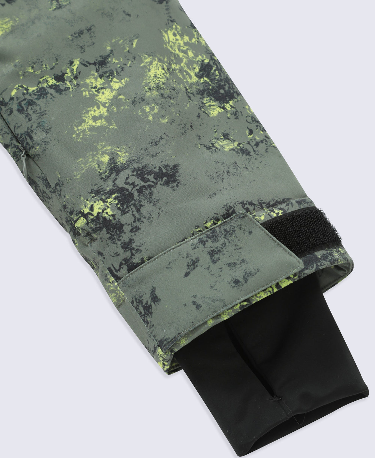 Laxx Mens Waterproof Printed Snow Jacket - Khaki