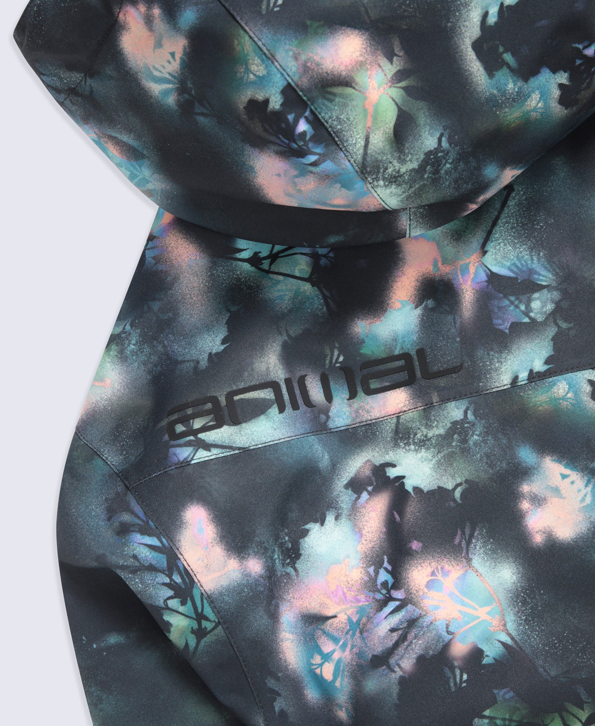 Laxx Printed Womens Waterproof Ski Jacket - Black